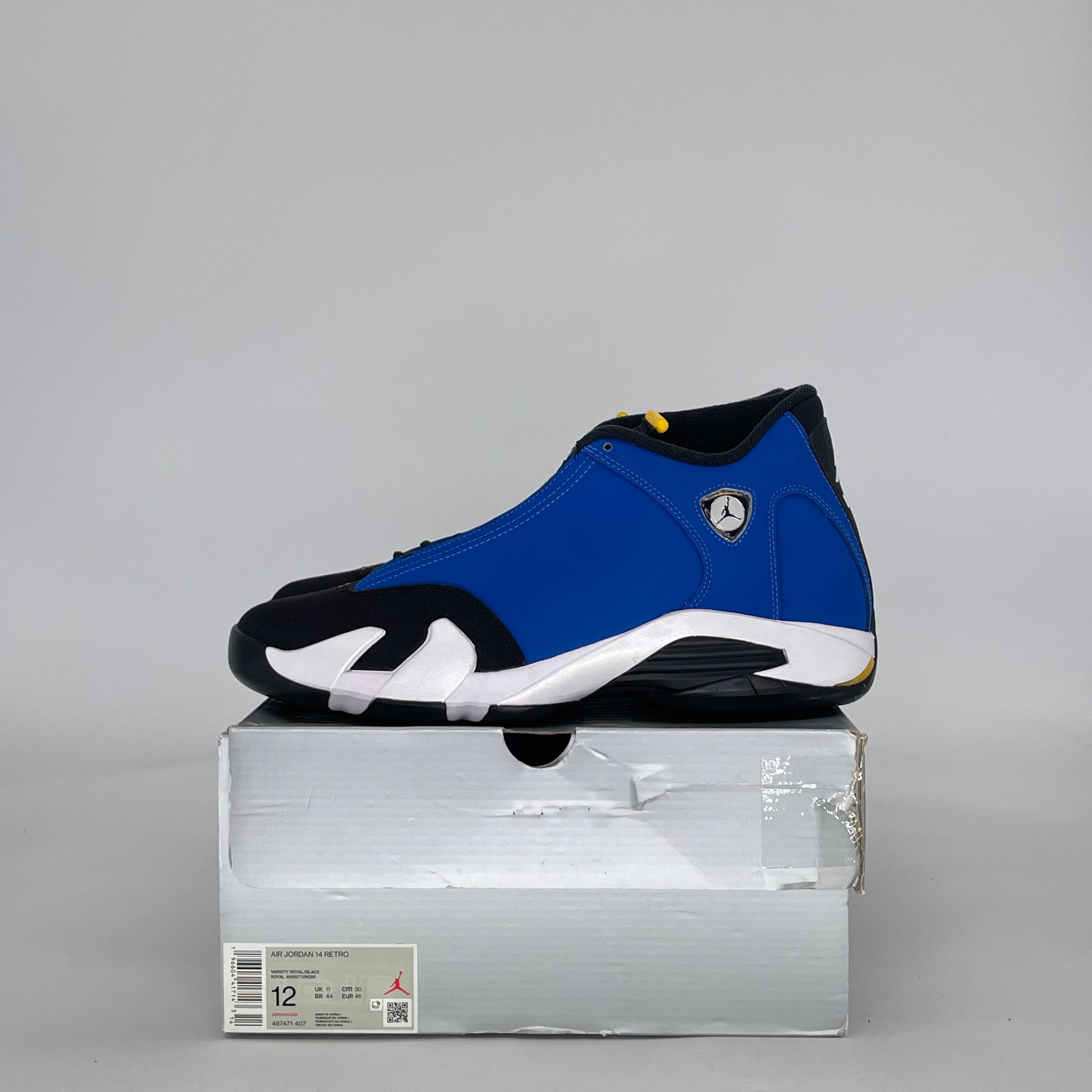 AIR JORDAN 14 LANEY 487471-407 SIZE 12/13.5W