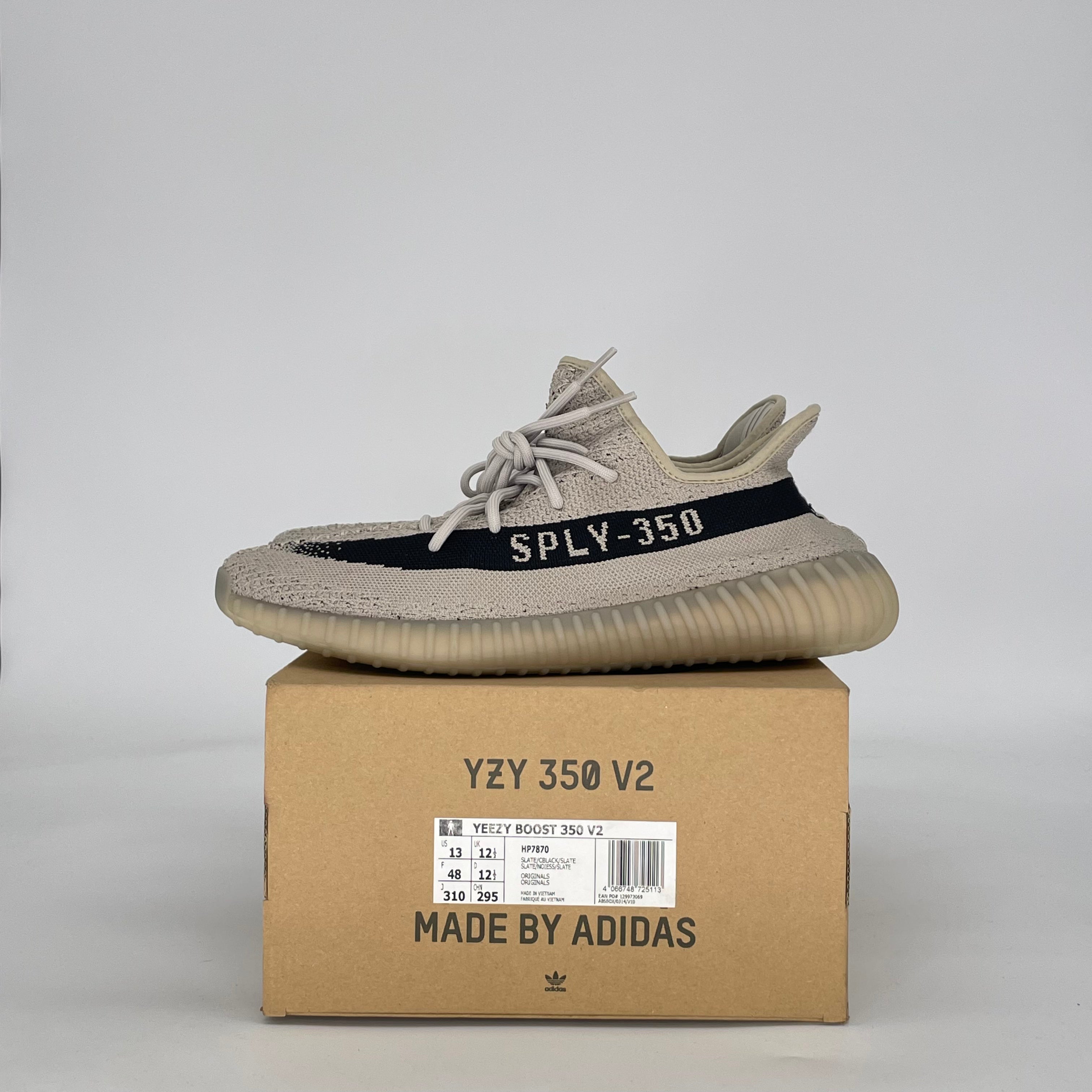 ADIDAS YEEZY BOOST 350 V2 SLATE HP7870 SIZE 13/14.5W