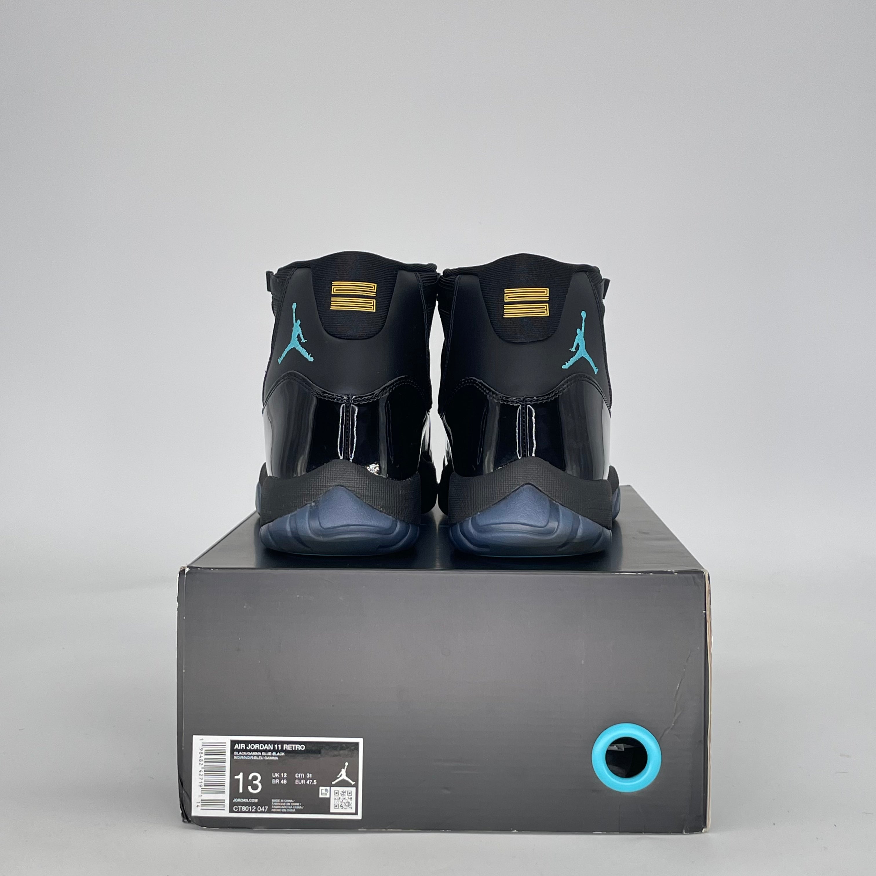 AIR JORDAN 11 GAMMA BLUE CT8012-047 SIZE 13/14.5W