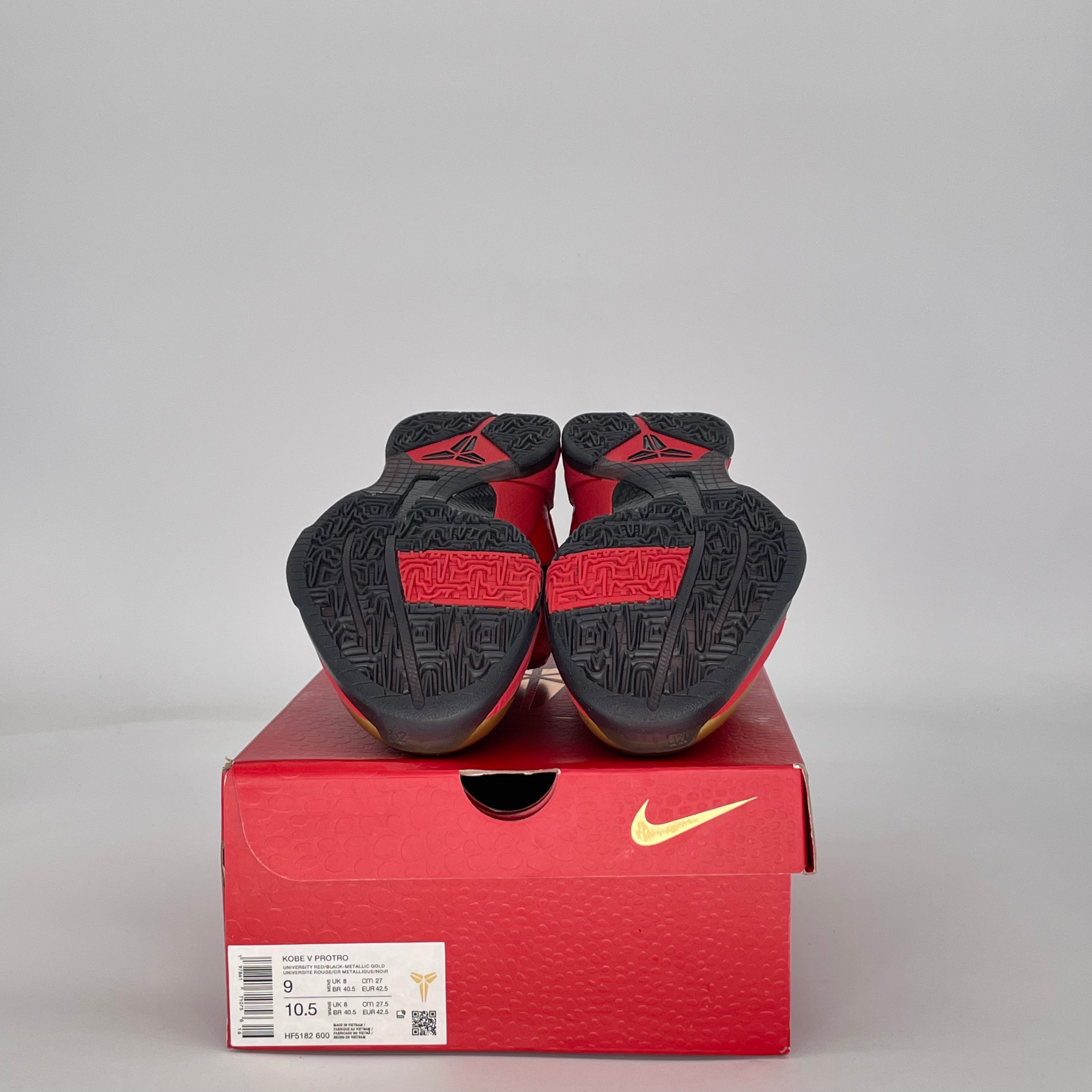 NIKE KOBE 5 YEAR OF THE MAMBA UNIVERSITY RED HF5182-600 SIZE 9/10.5W