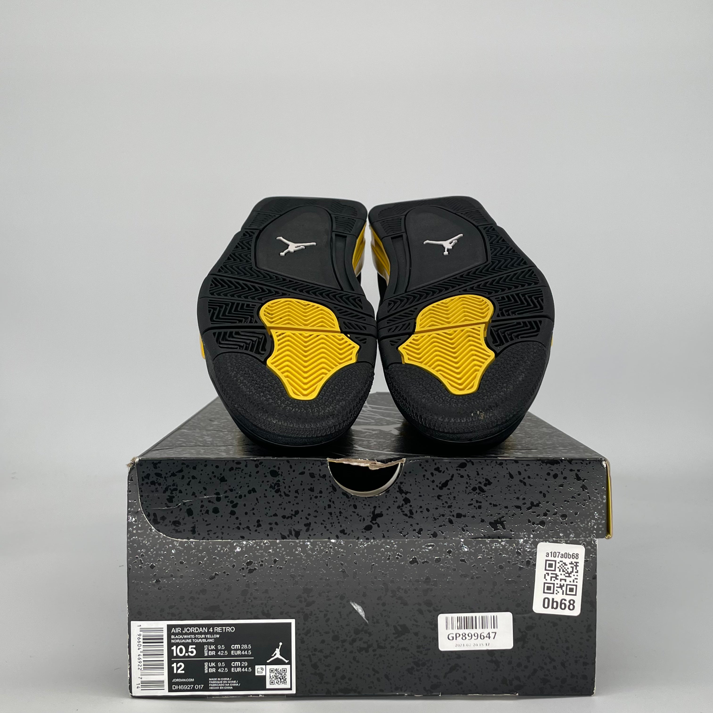 AIR JORDAN 4 THUNDER DH6927-017 SIZE 10.5/12W