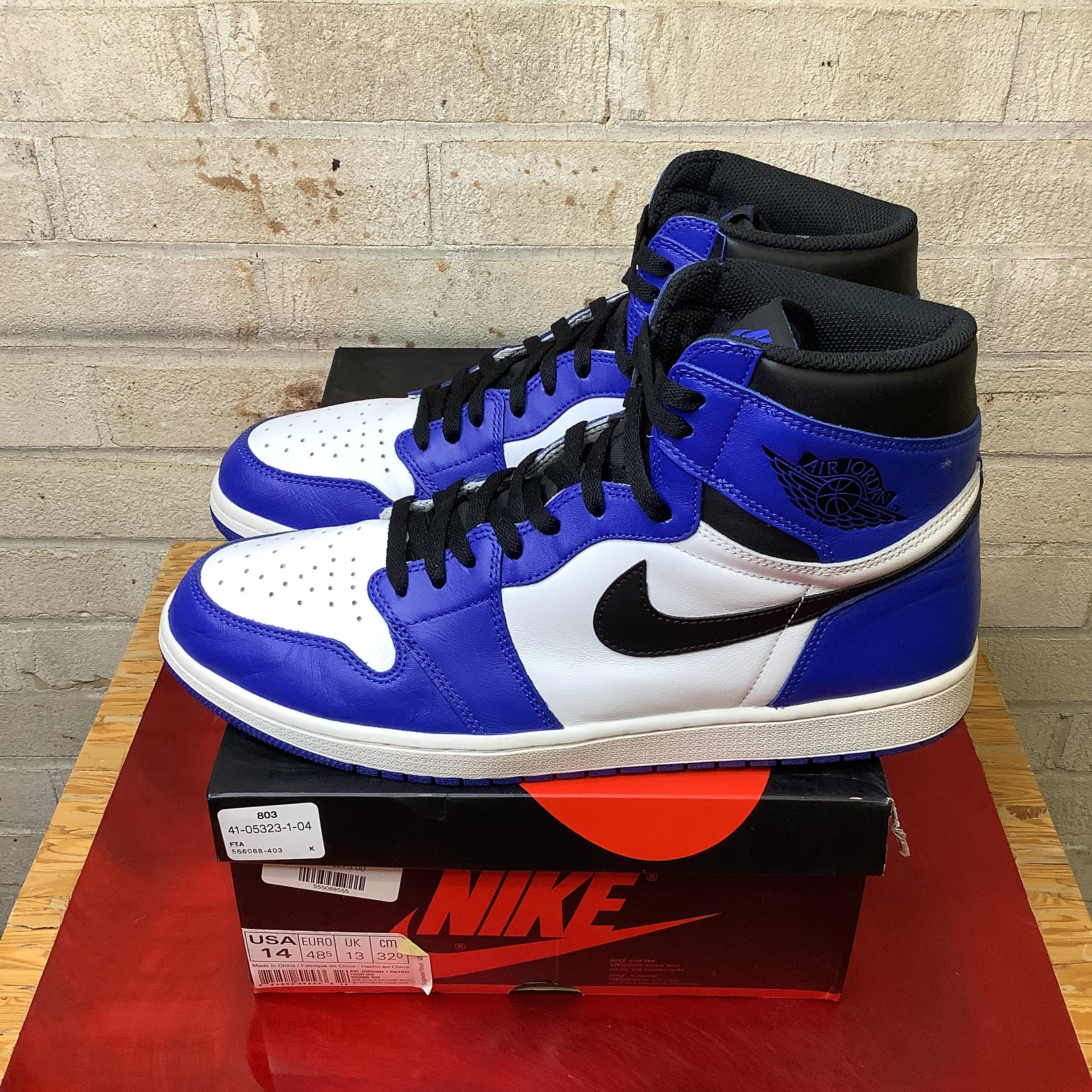 AIR JORDAN 1 GAME ROYAL SIZE 14/15.5W 555088-403
