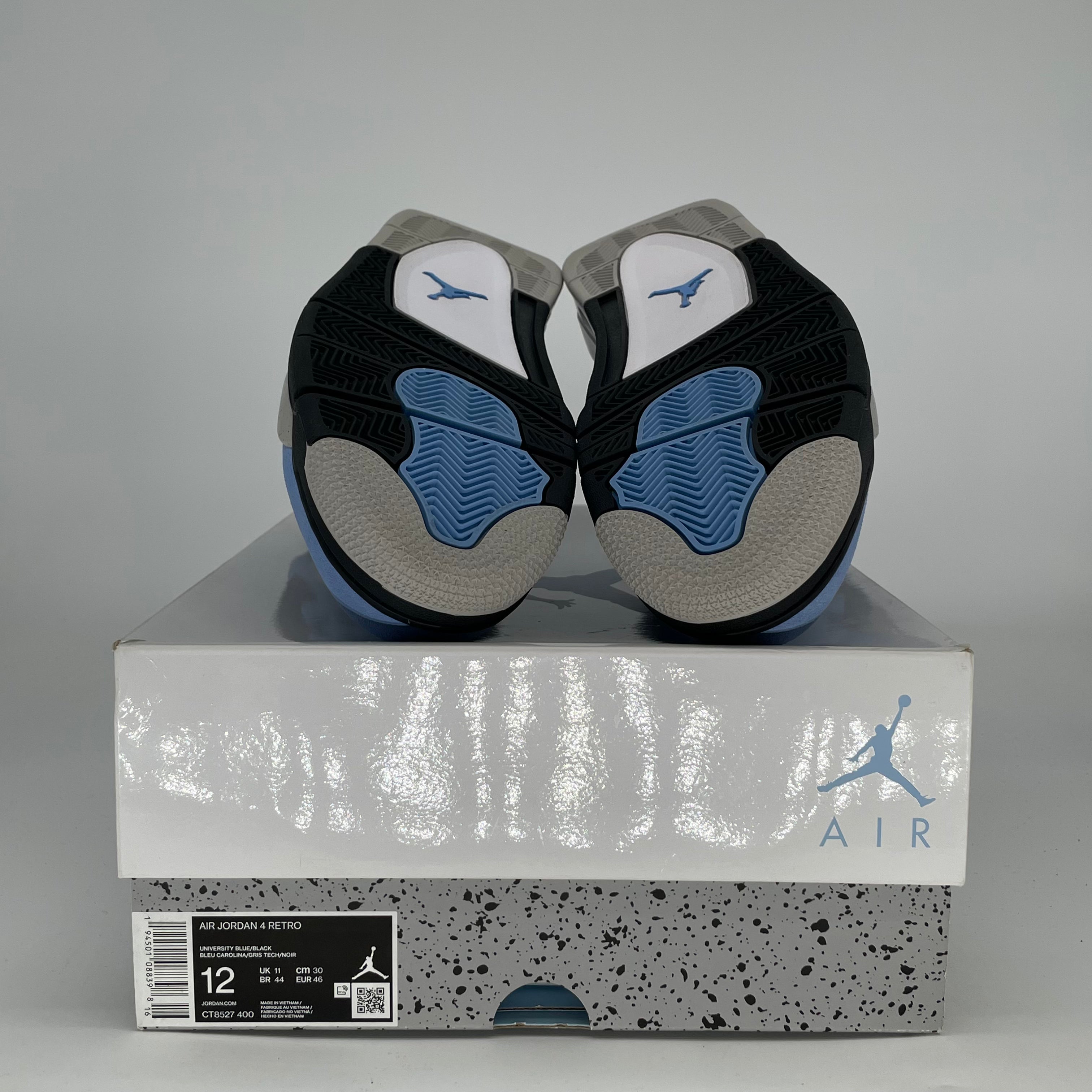 AIR JORDAN 4 UNIVERSITY BLUE CT8527-400 SIZE 12/13.5W