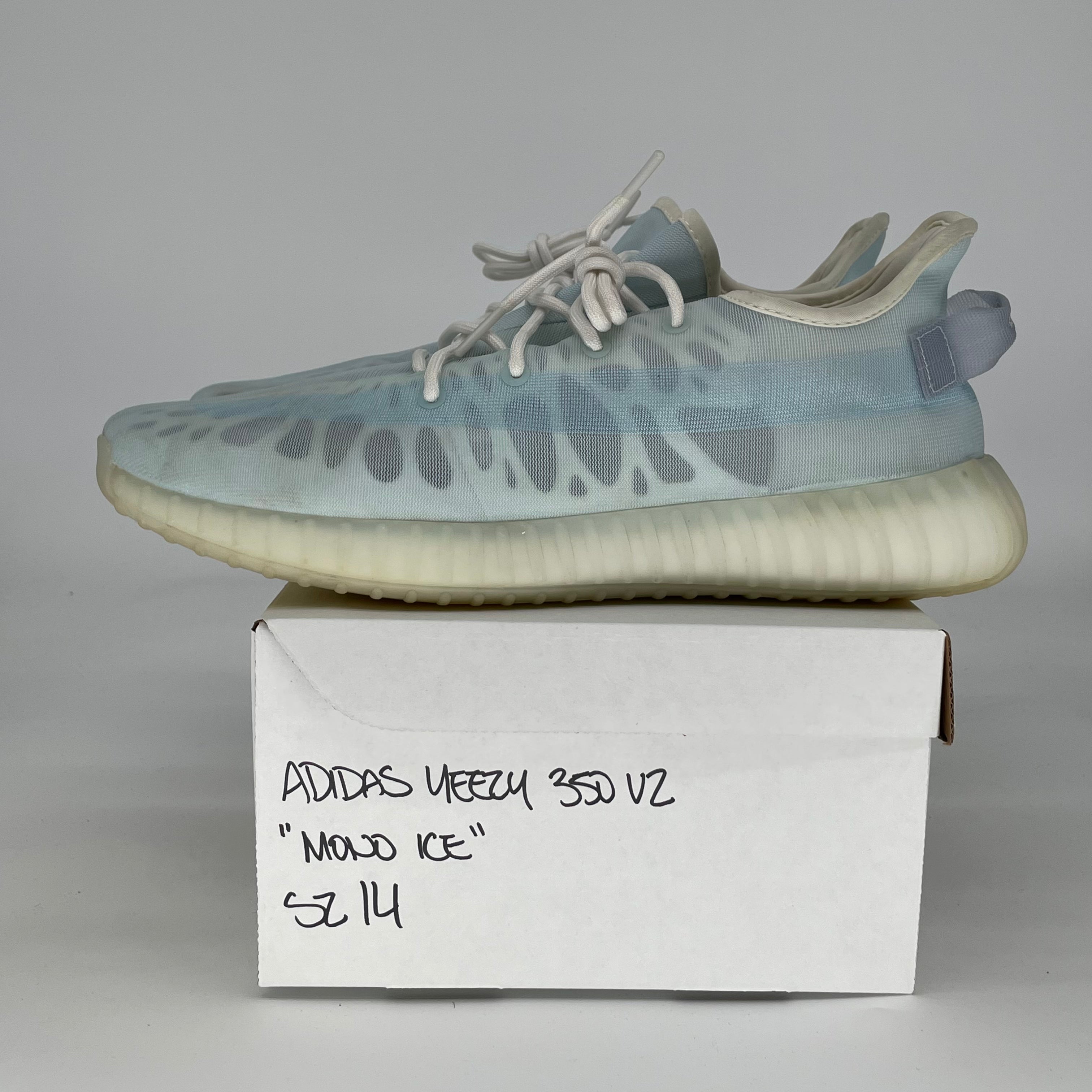 ADIDAS YEEZY 350 V2 MONO ICE GW2869 SIZE 14/15.5W