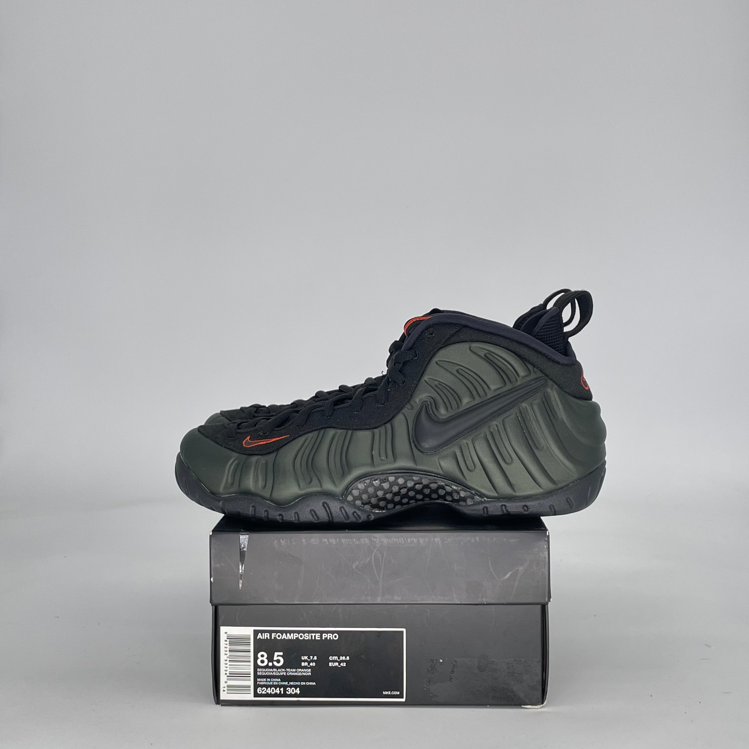 NIKE AIR FOAMPOSITE PRO SEQUOIA 624041-304 SIZE 8.5/10W