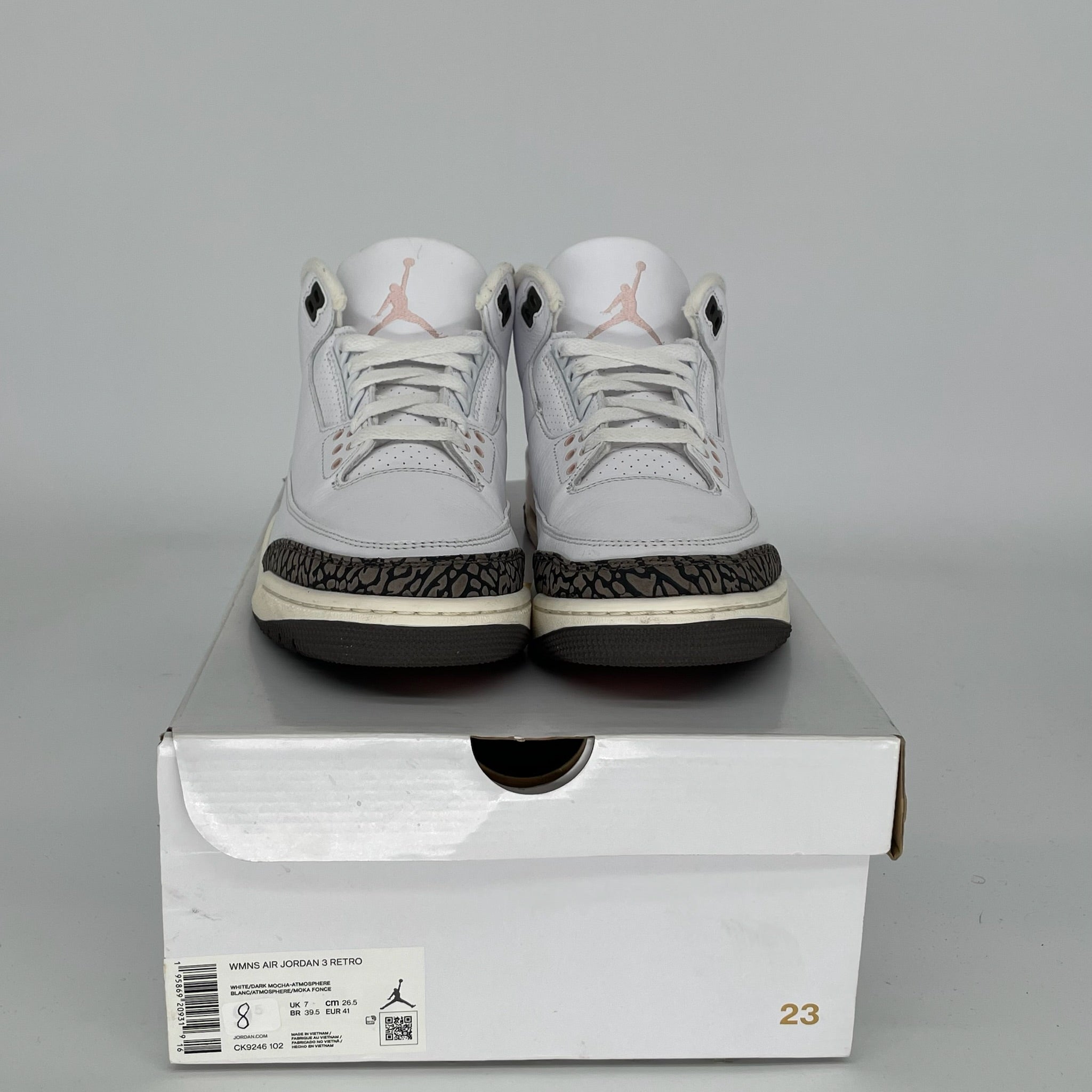 AIR JORDAN 3 NEAPOLITAN W SIZE 8 CK9246-102