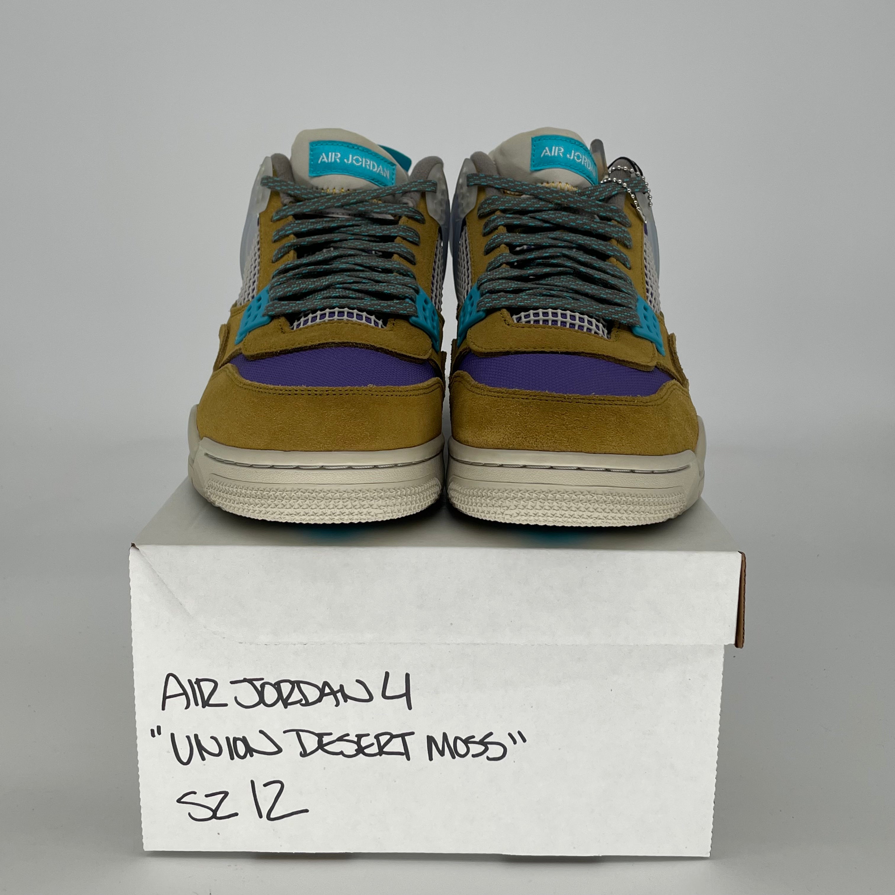 AIR JORDAN 4 UNION DESERT MOSS DJ5718-300 SIZE 12/13.5W