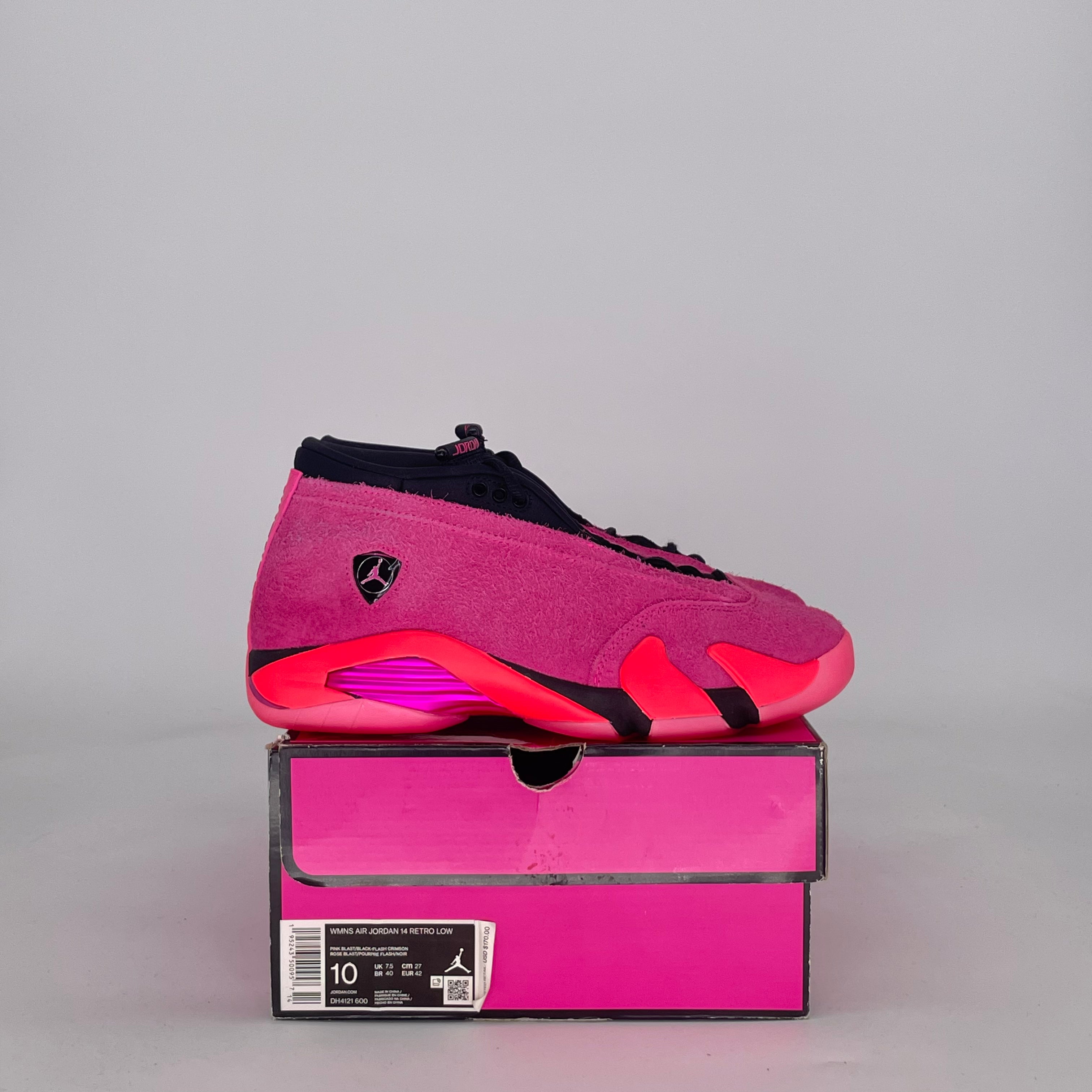 AIR JORDAN 14 LOW SHOCKING PINK DH4121-600 SIZE 8.5/10W