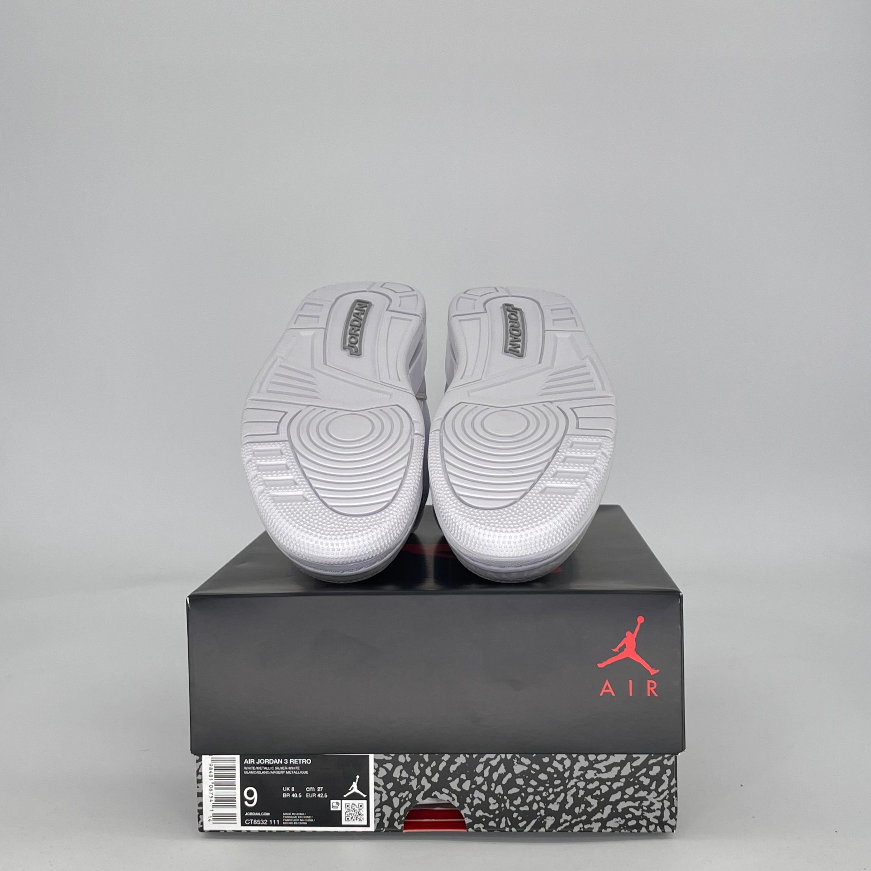 AIR JORDAN 3 PURE MONEY CT8532-111 SIZE 9/10.5W