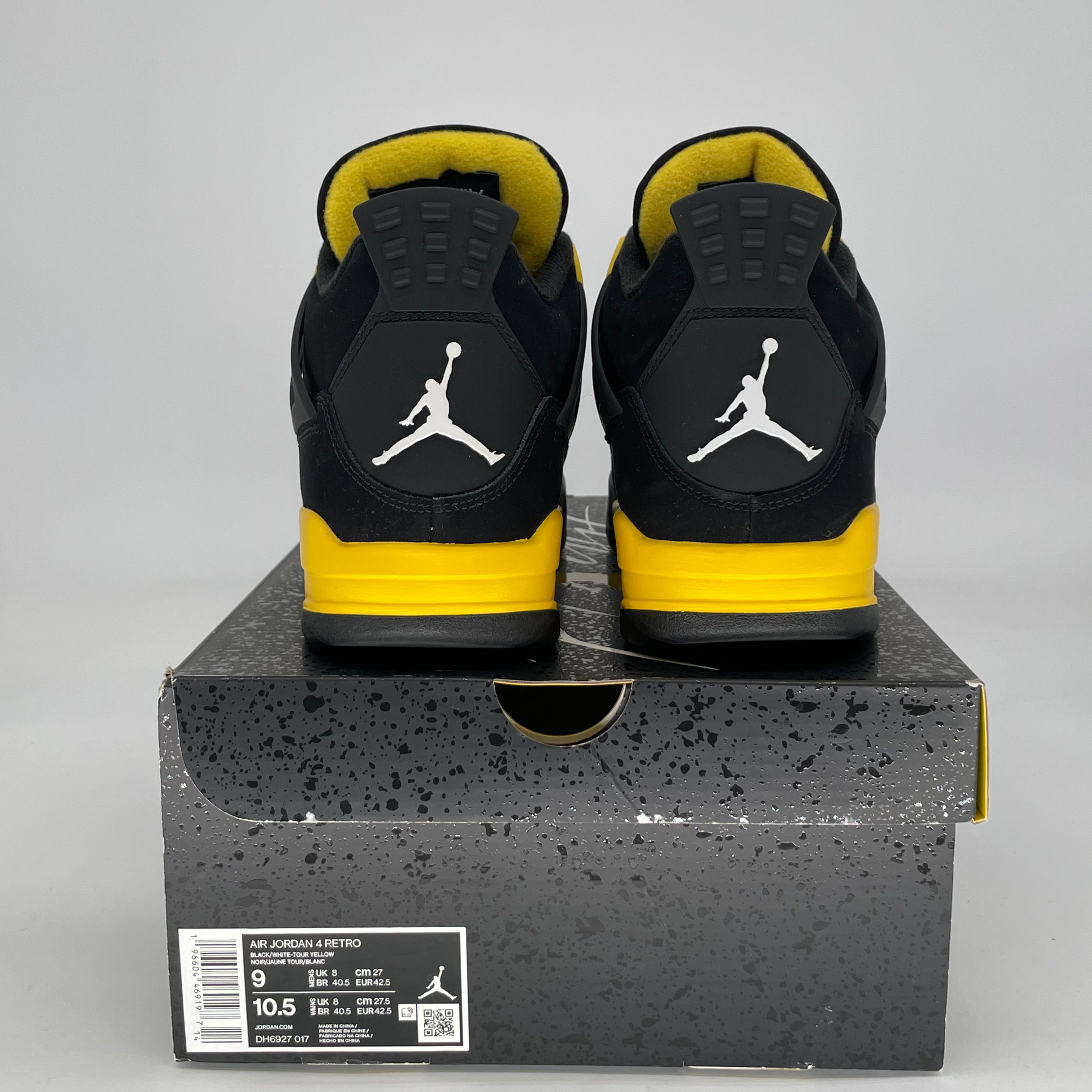 AIR JORDAN 4 THUNDER DH6927-017 SIZE 9/10.5W