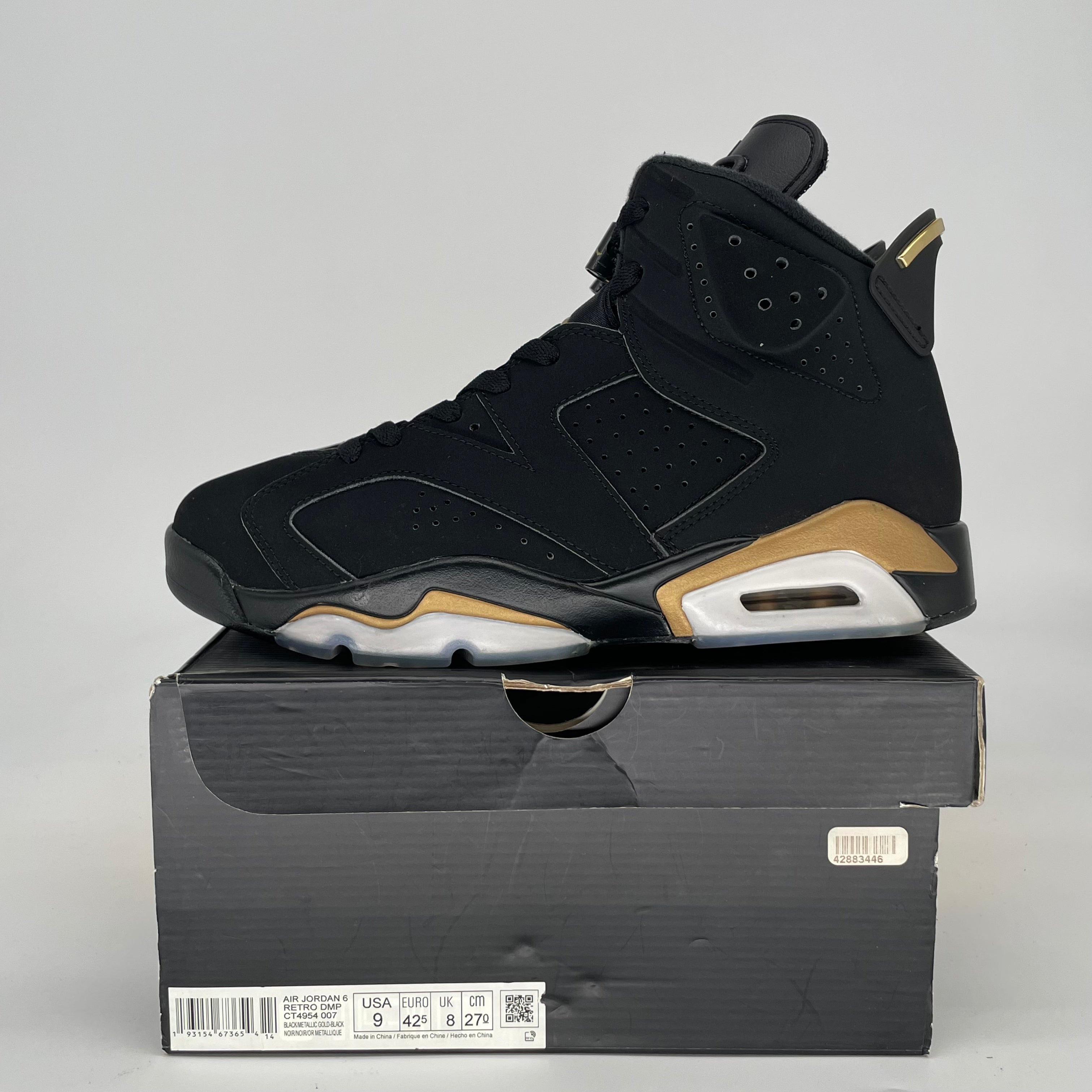 AIR JORDAN 6 DMP CT4954-007 SIZE 9/10.5W