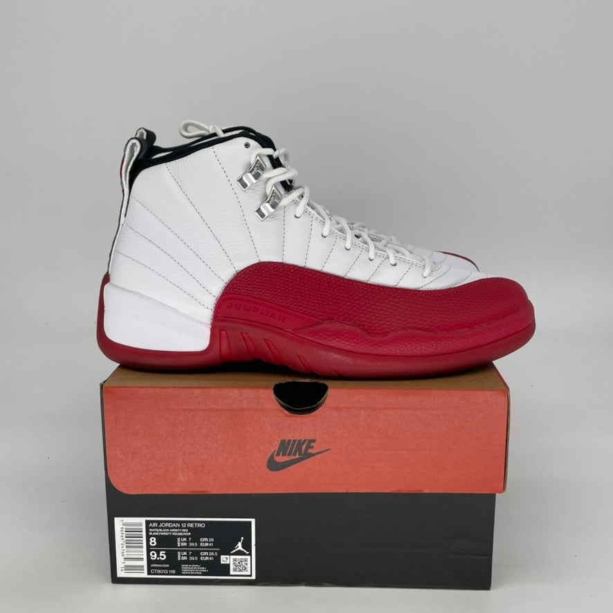 AIR JORDAN 12 CHERRY CT8013-116 SIZE 8/9.5W