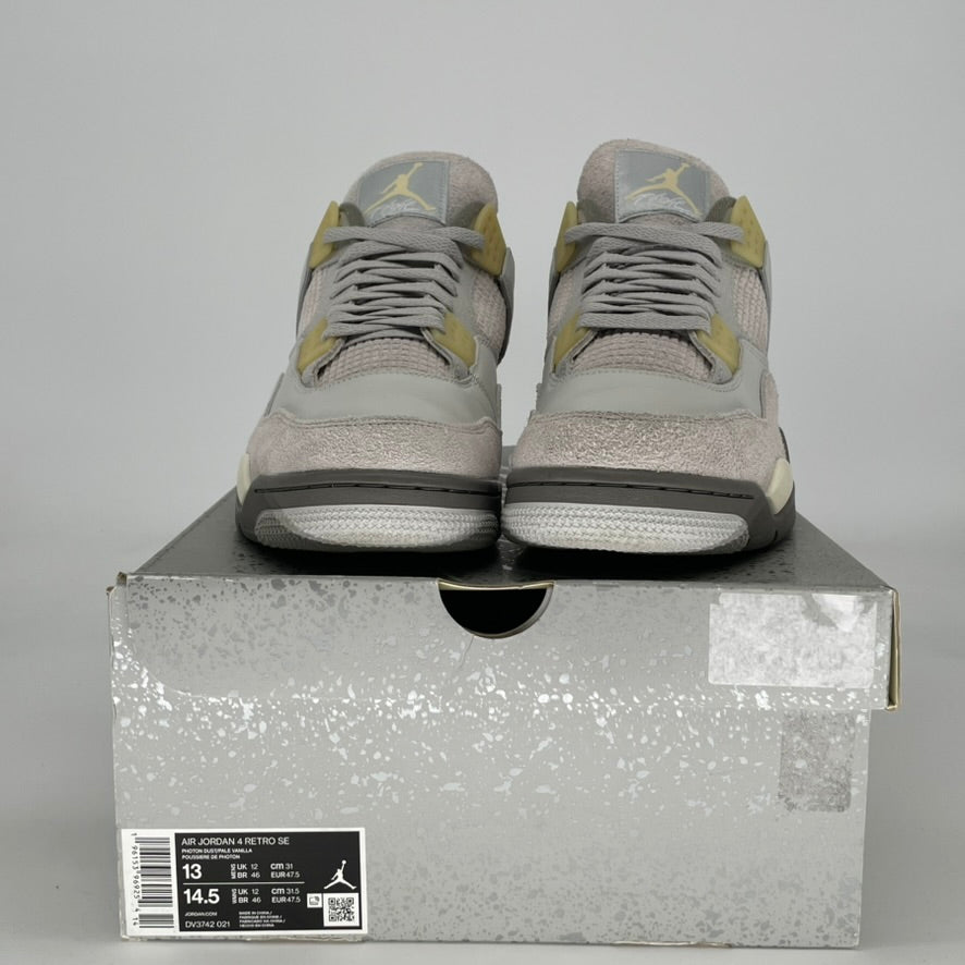 AIR JORDAN 4 CRAFT PHOTON DUST DV3742-021 SIZE 13/14.5W
