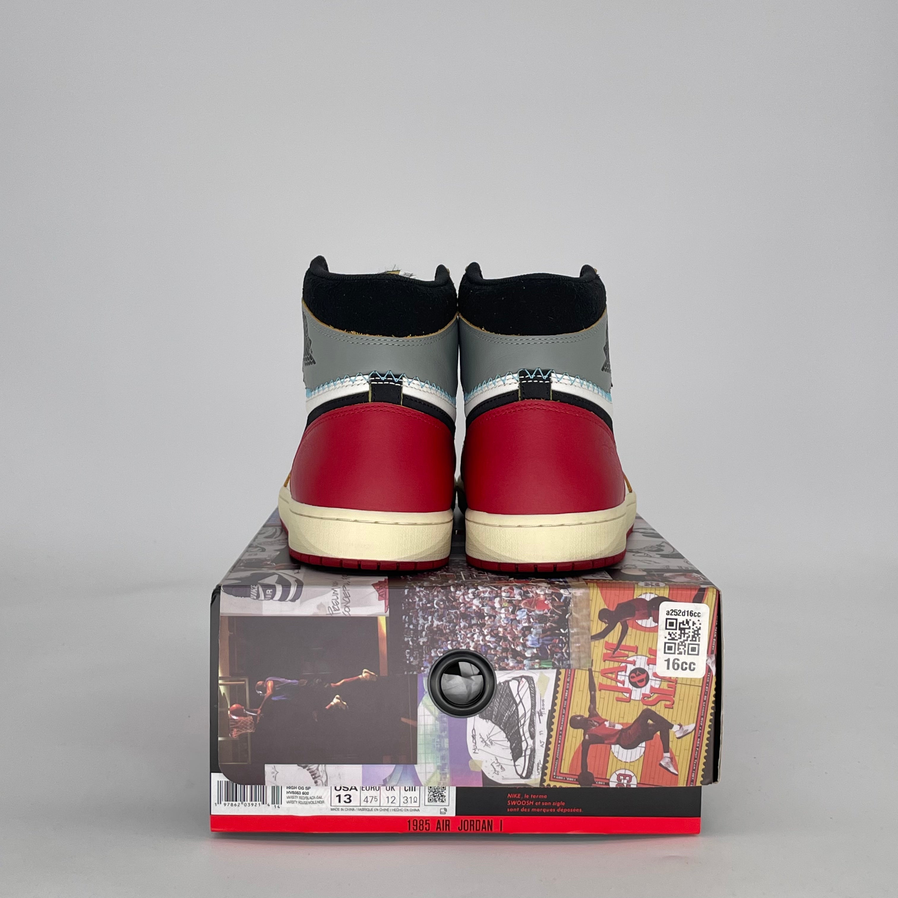 AIR JORDAN 1 UNION LA CHICAGO SHADOW HV8563-600 SIZE 13/14.5W