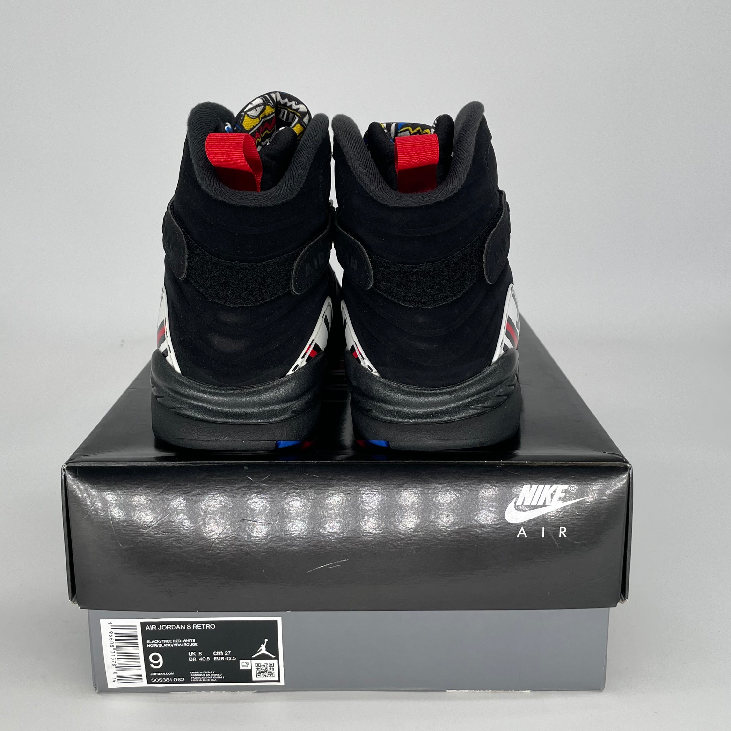 AIR JORDAN 8 PLAYOFFS SIZE 9/10.5W 305381-062