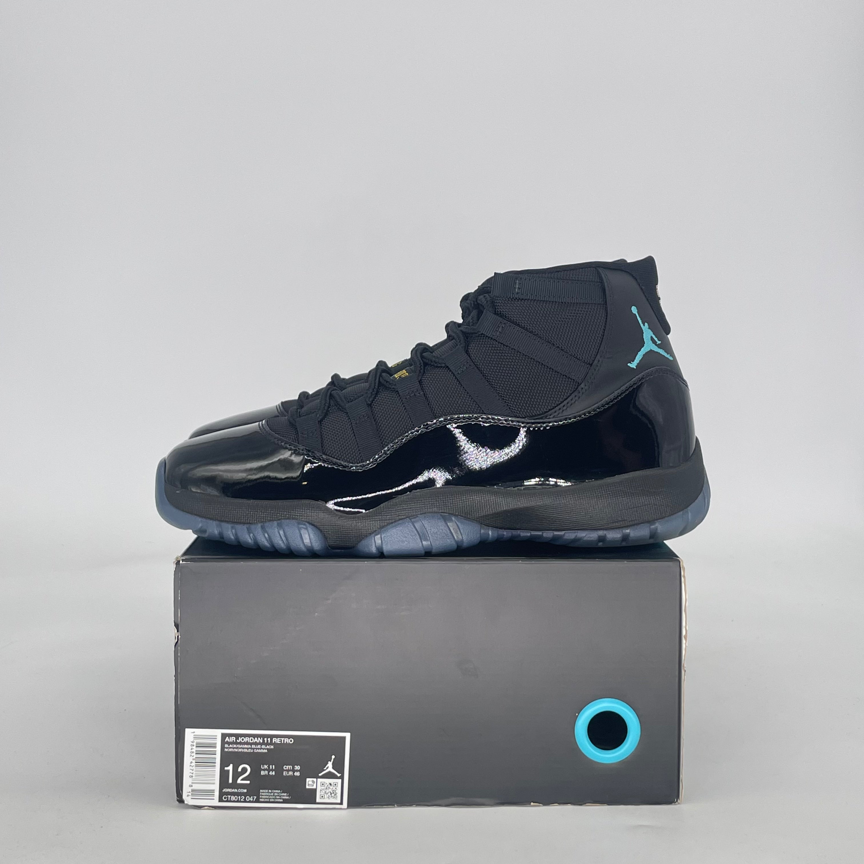 AIR JORDAN 11 GAMMA BLUE CT8012-047 SIZE 12/13.5W