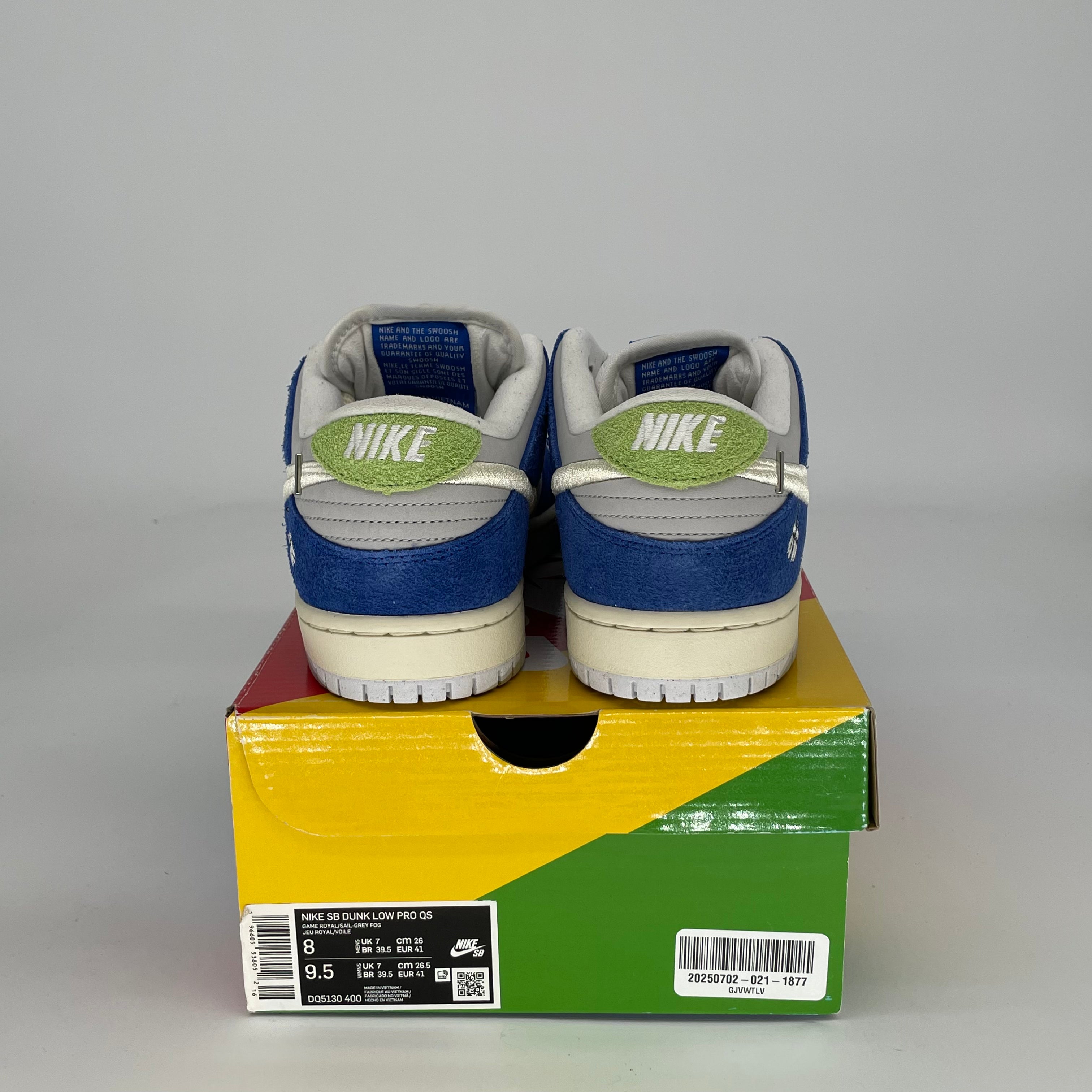 NIKE SB DUNK LOW PRO FLY STREETWEAR GARDENIA SIZE 8/9.5W DQ5130-400