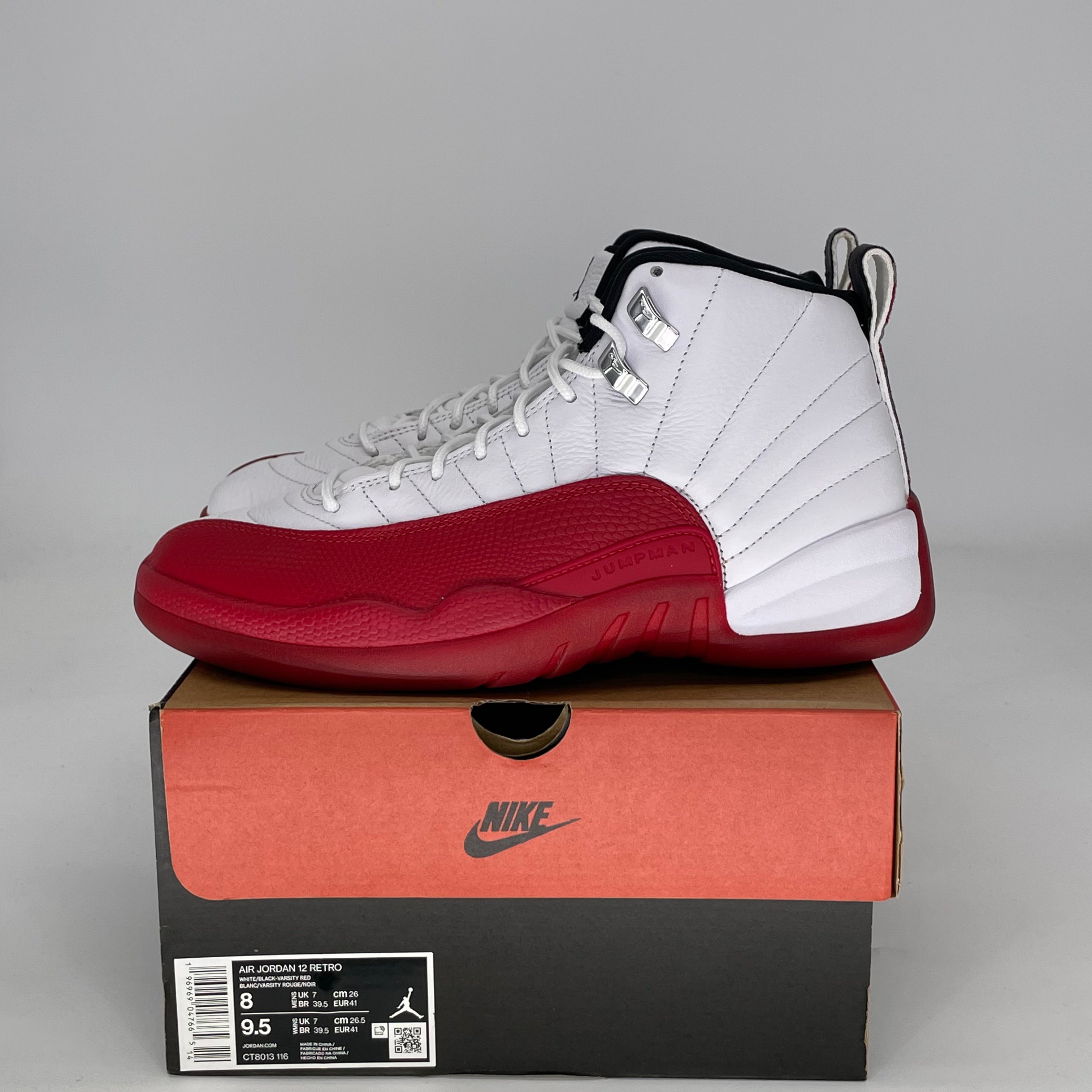 Air Jordan 12 Cherry CT8013-116 Size 8/9.5W | Collector 