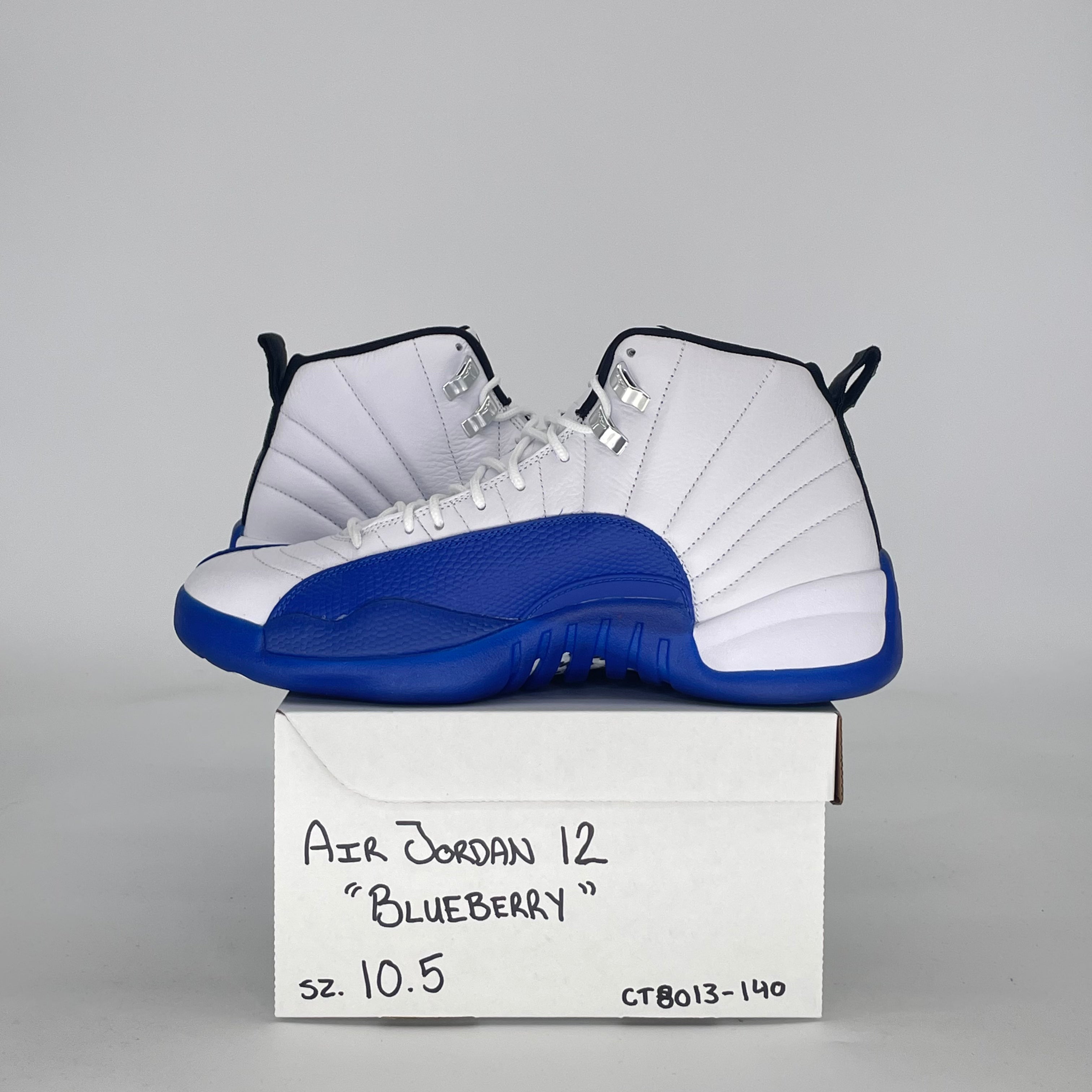 AIR JORDAN 12 BLUEBERRY CT8013-140 SIZE 10.5/12W