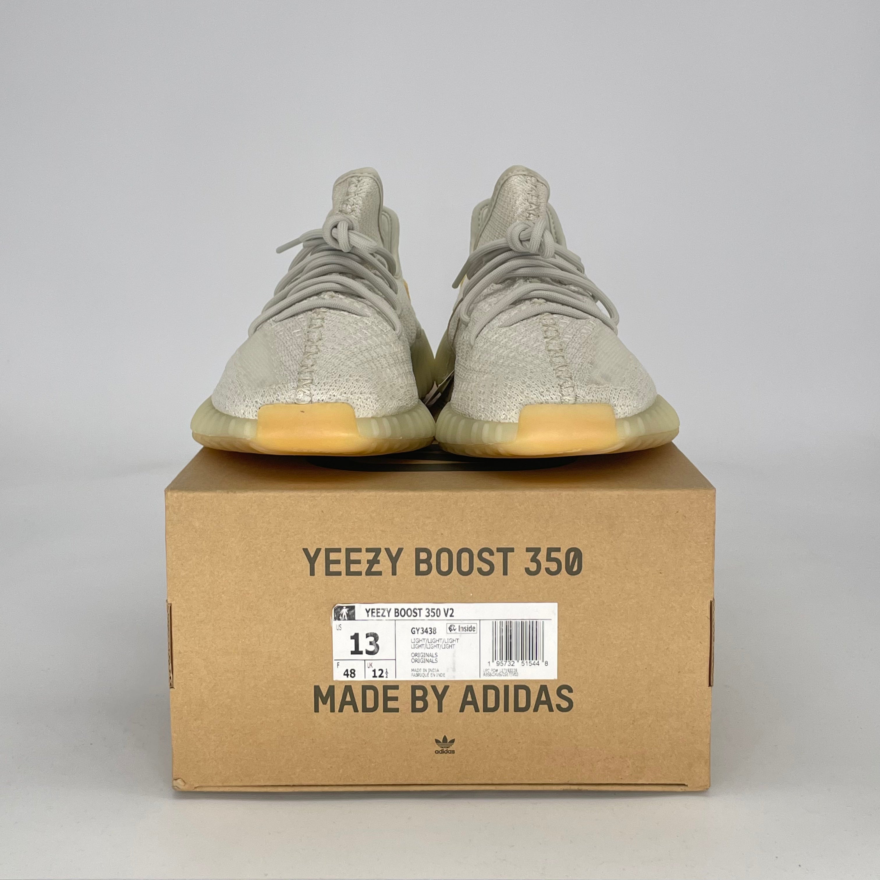 ADIDAS YEEZY BOOST 350 V2 LIGHT GY3438 SIZE 13/14.5W