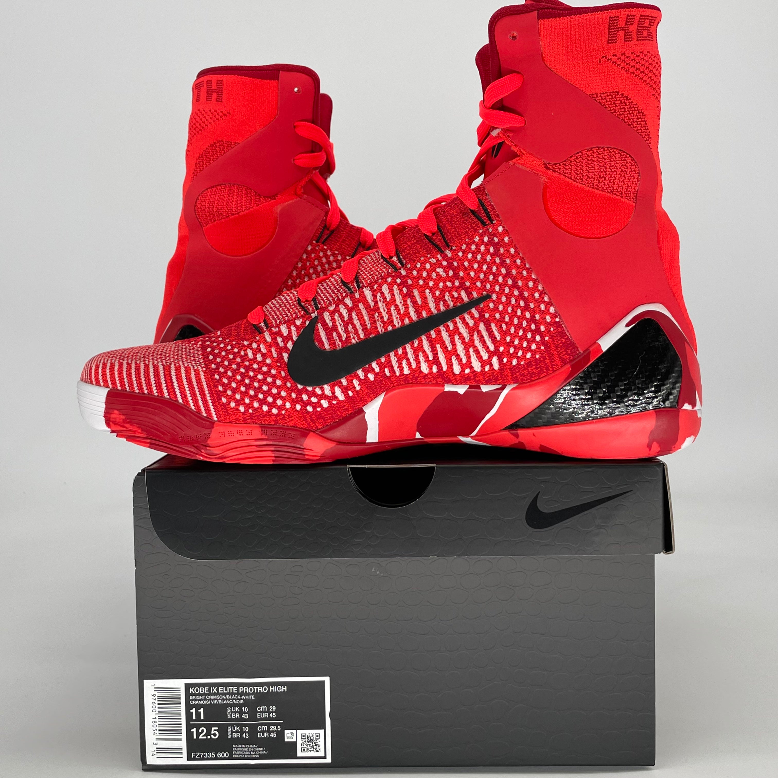 NIKE KOBE 9 ELITE PROTRO CHRISTMAS 2024 FZ7335-600 SIZE 11/12.5W