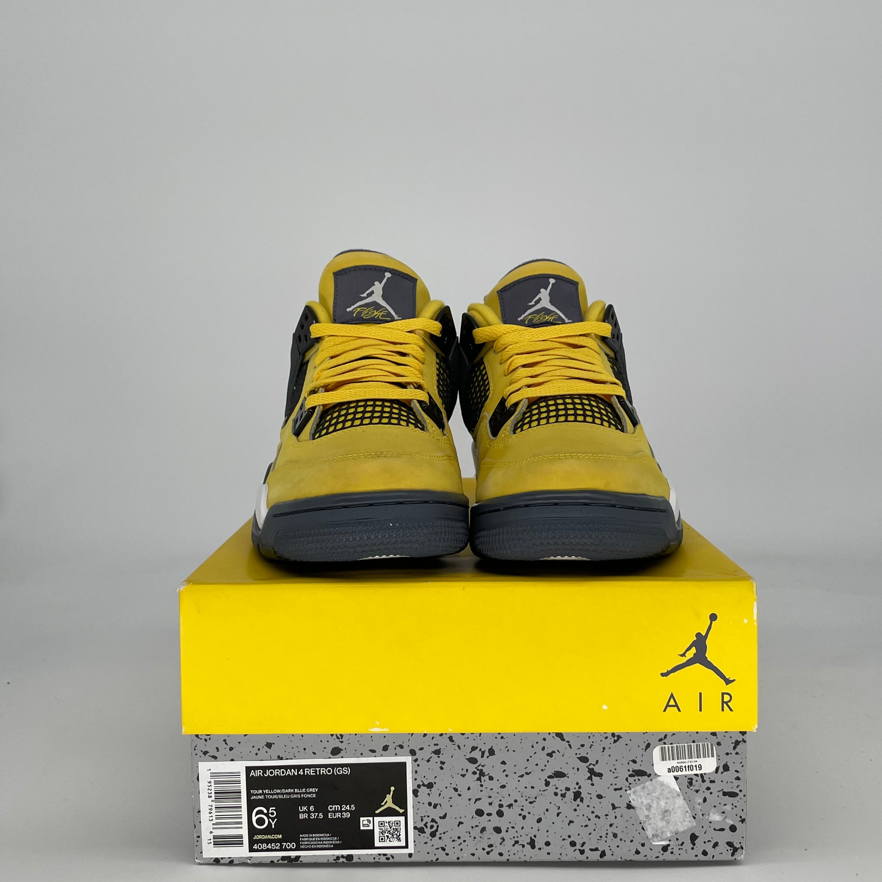 AIR JORDAN 4 LIGHTNING 408452-700 SIZE 6.5/8W