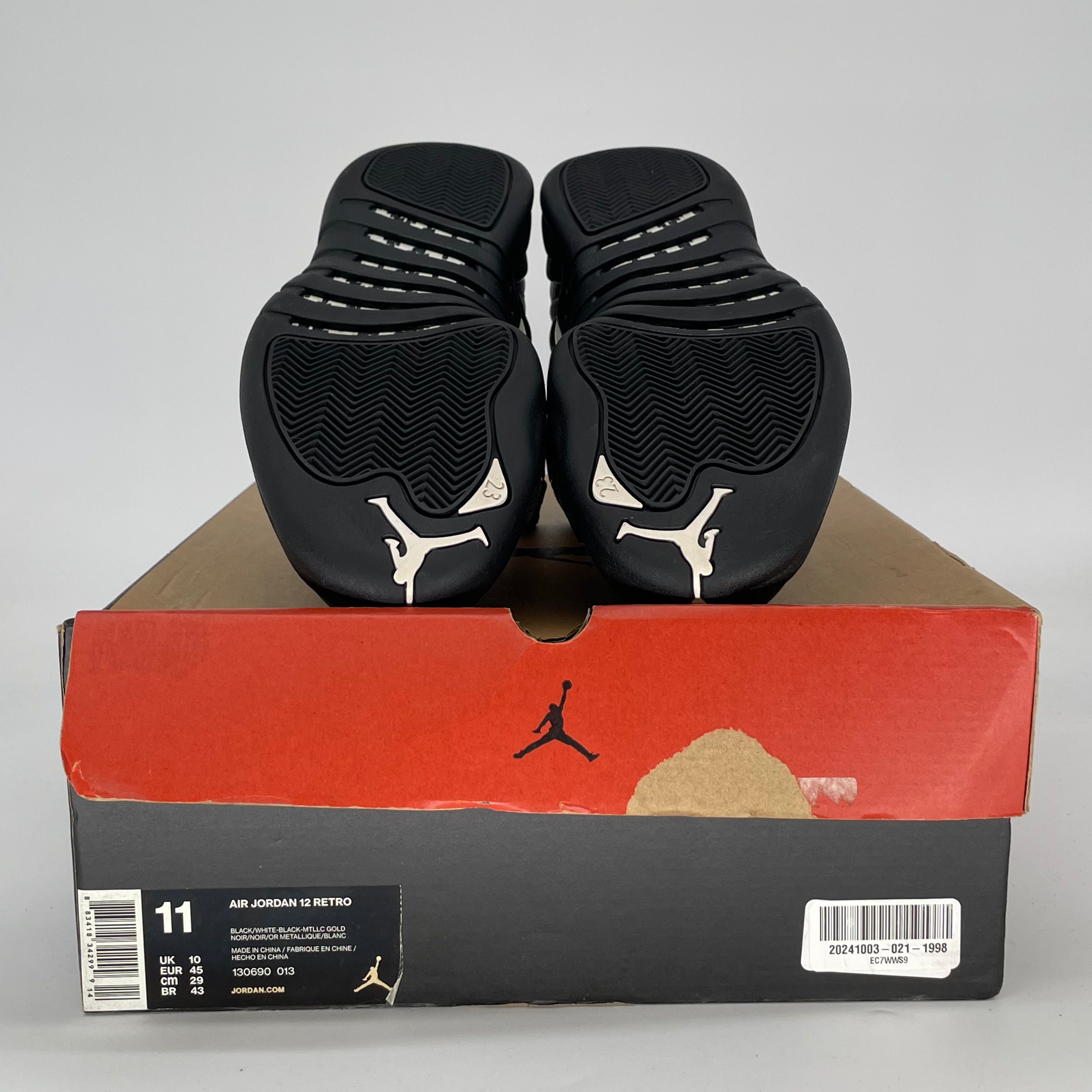 AIR JORDAN 12 THE MASTER 130690-013 SIZE 11/12.5W