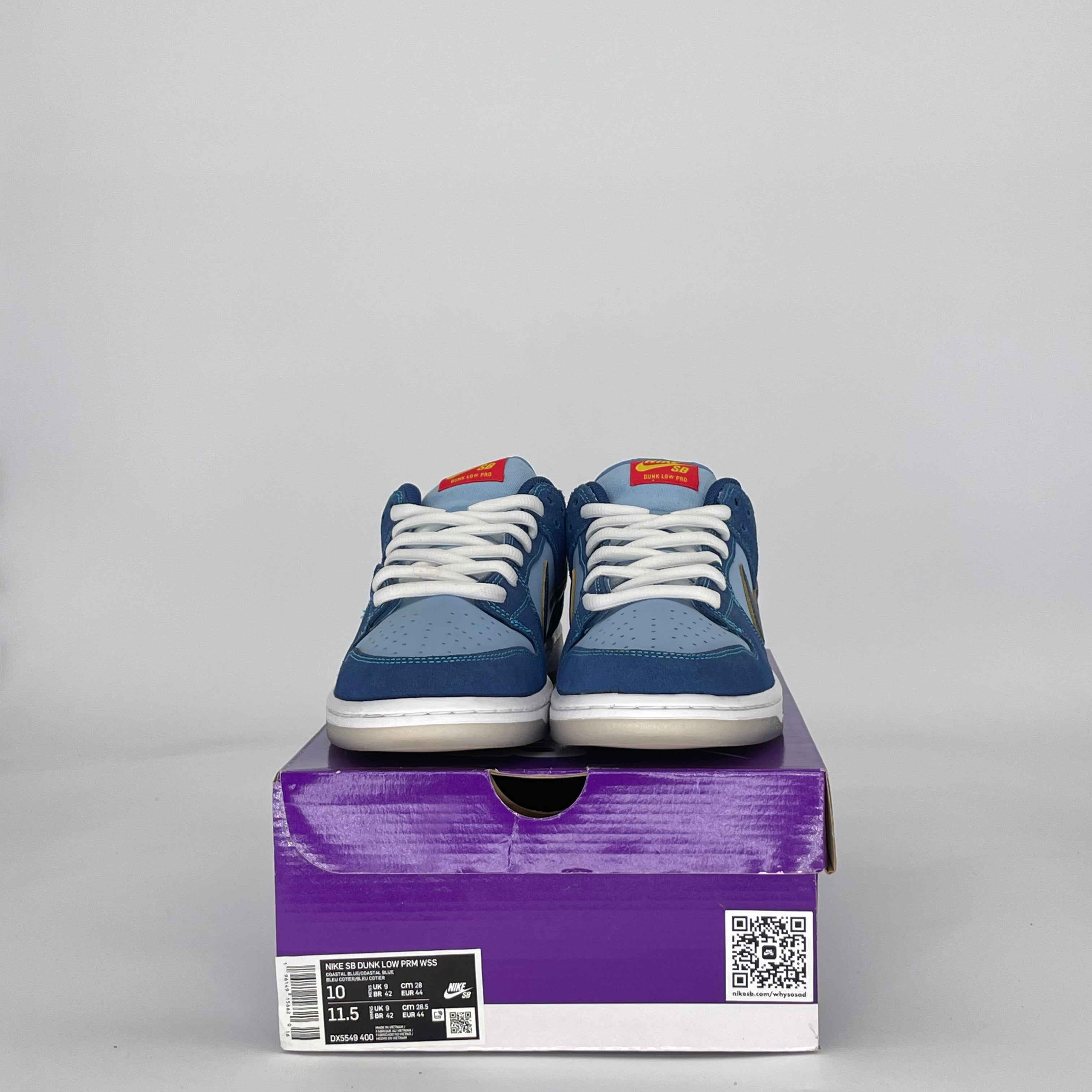 NIKE SB DUNK LOW PRO WHY SO SAD? DX5549-400 SIZE 10/11.5W