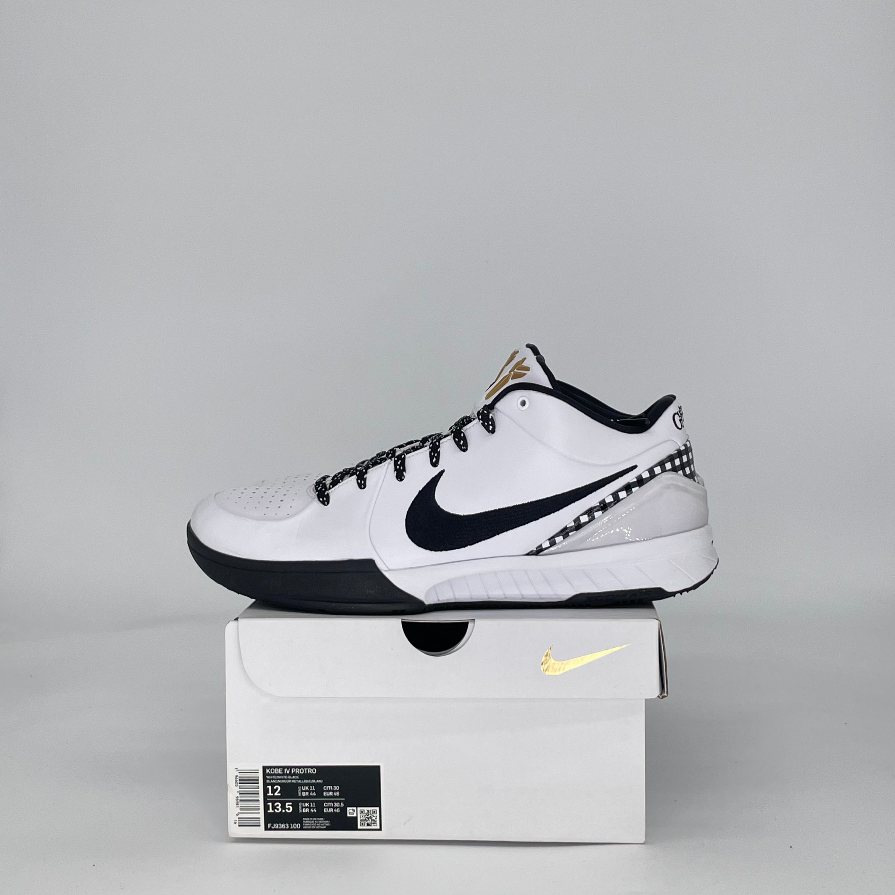 NIKE KOBE 4 PROTRO MAMBACITA GIGI FJ9363-100 SIZE 12/13.5W