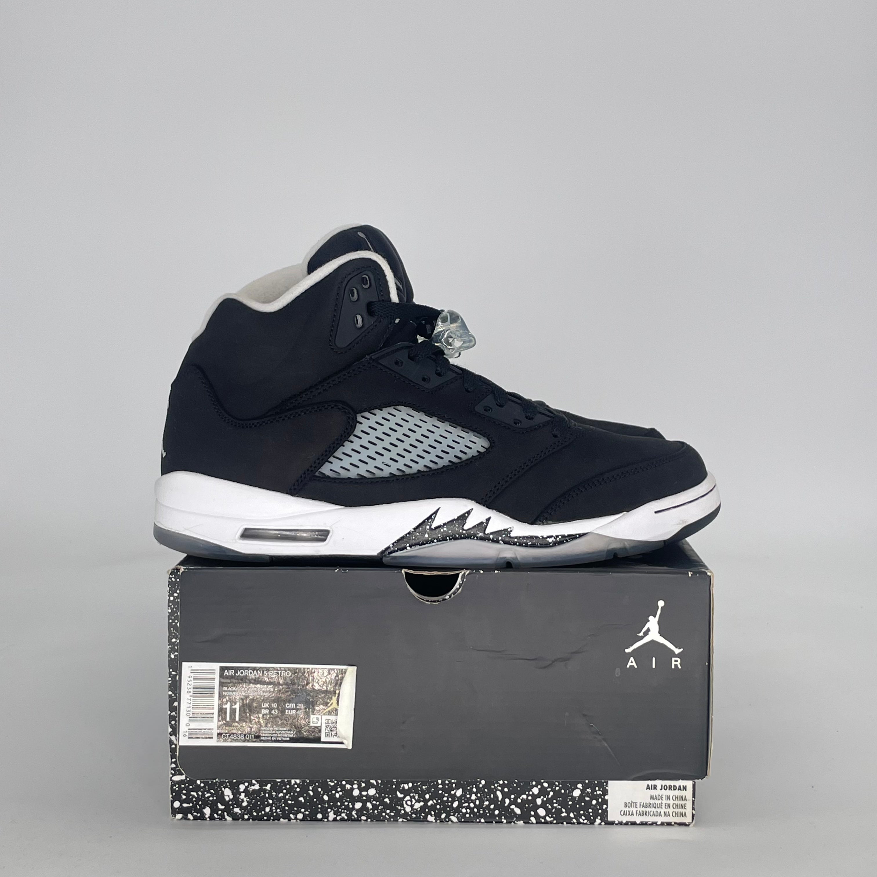 AIR JORDAN 5 MOONLIGHT CT4838-011 SIZE 11/12.5W