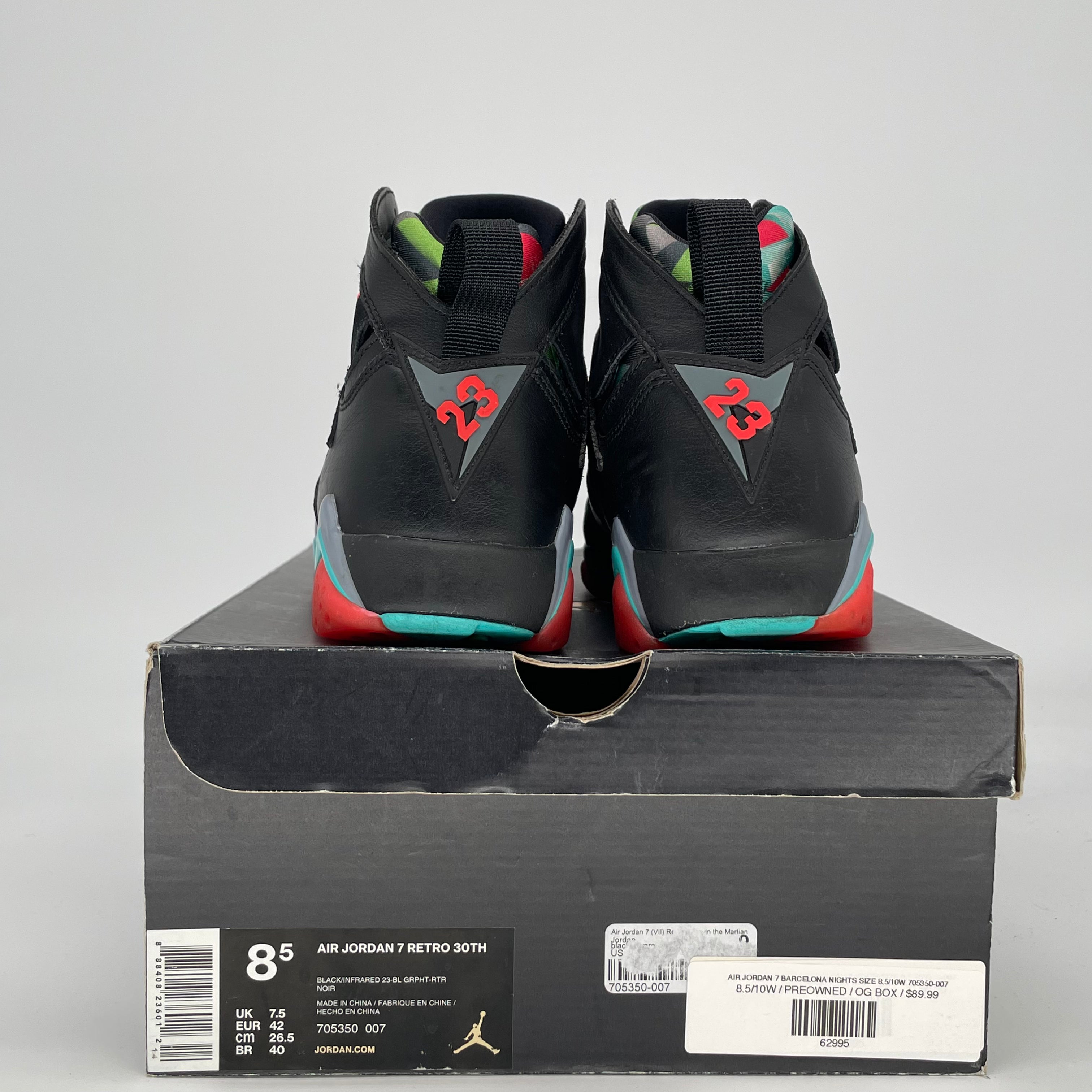 AIR JORDAN 7 BARCELONA NIGHTS SIZE 8.5/10W 705350-007