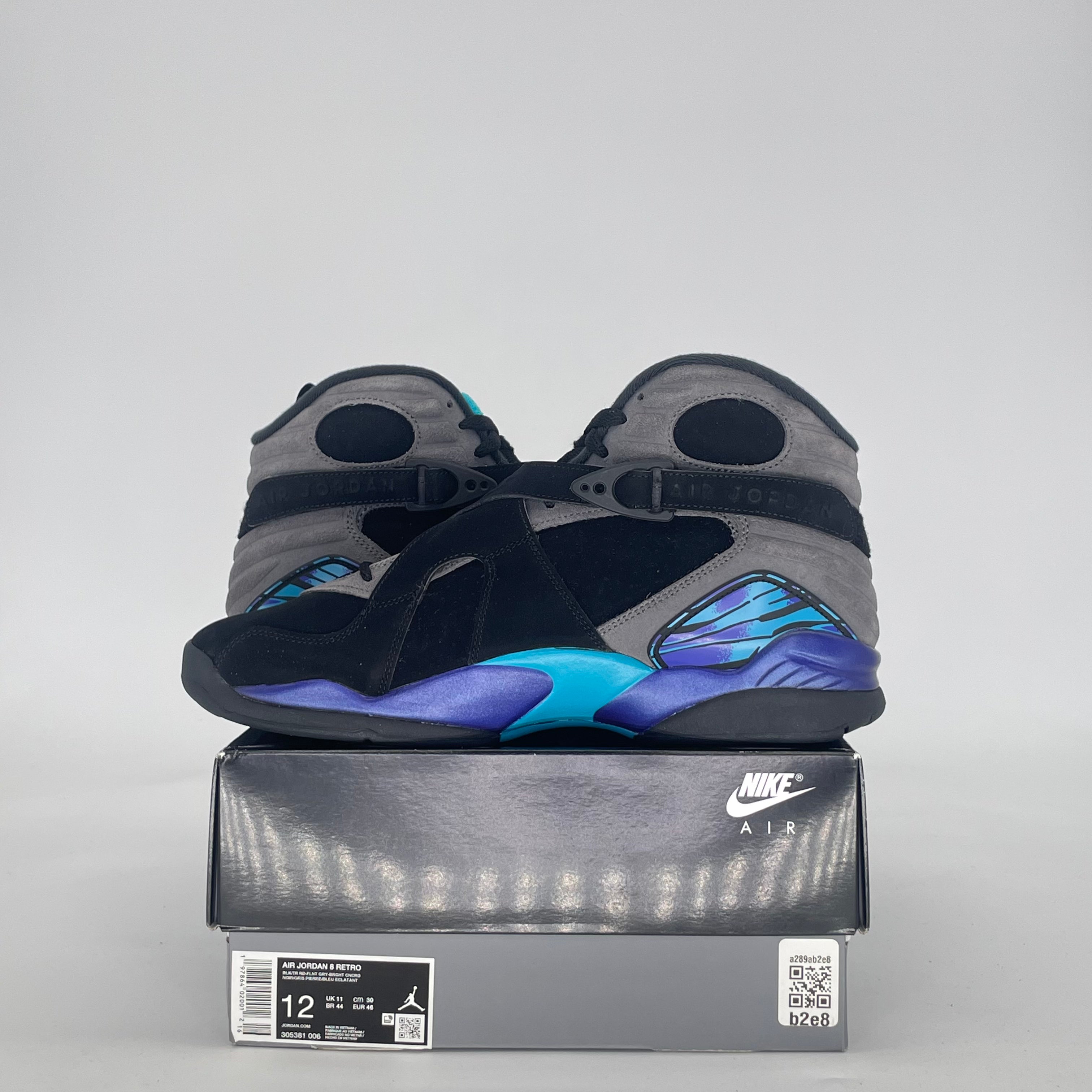 AIR JORDAN 8 AQUA 305381-006 SIZE 12/13.5W