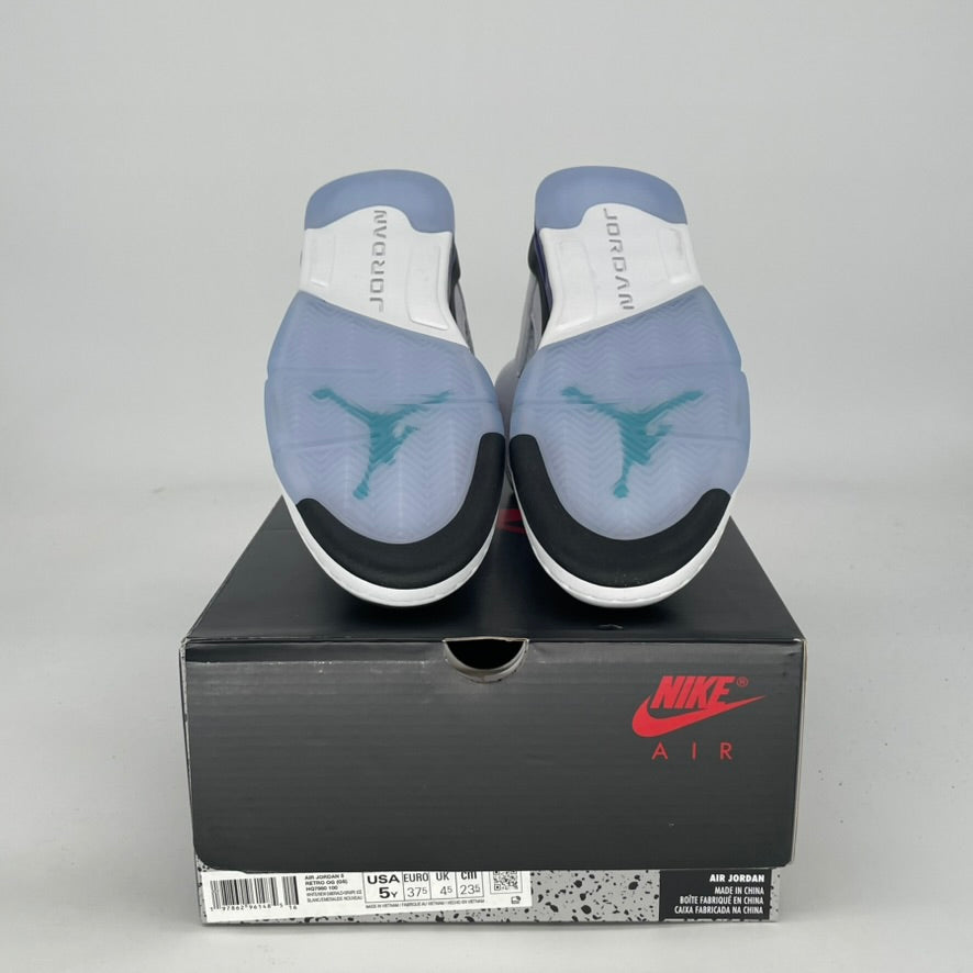 AIR JORDAN 5 GRAPE HQ7980-100 SIZE 5/6.5W