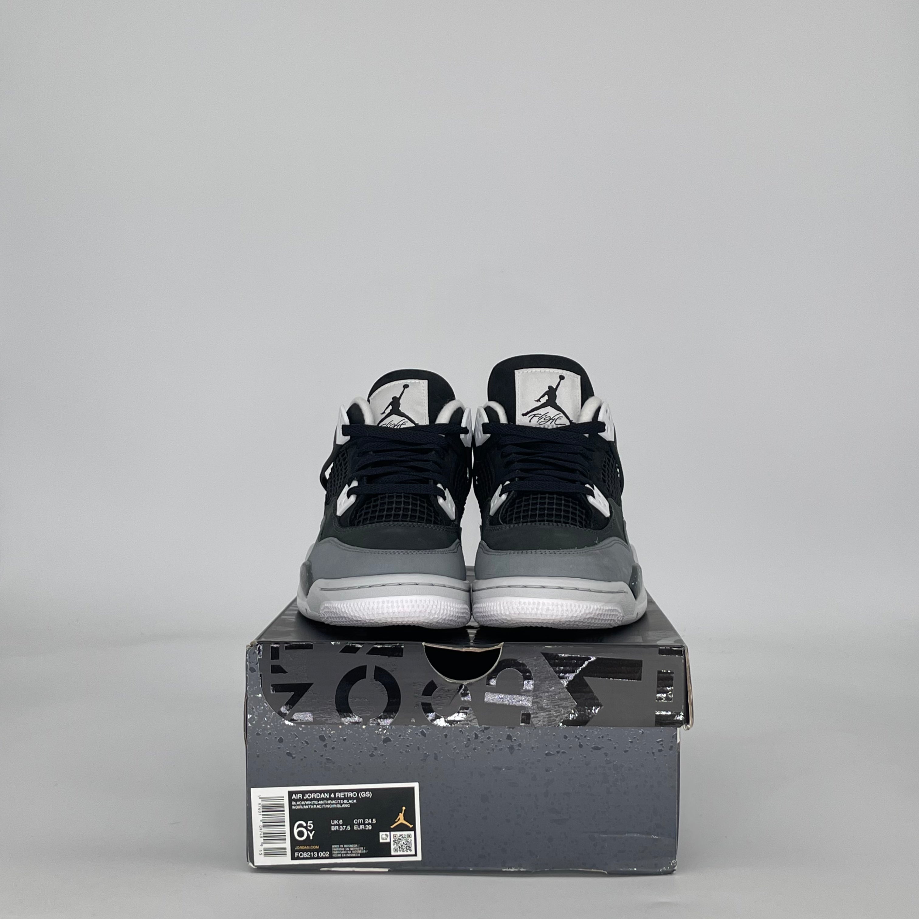 AIR JORDAN 4 FEAR FQ8213-002 SIZE 6.5/8W GS