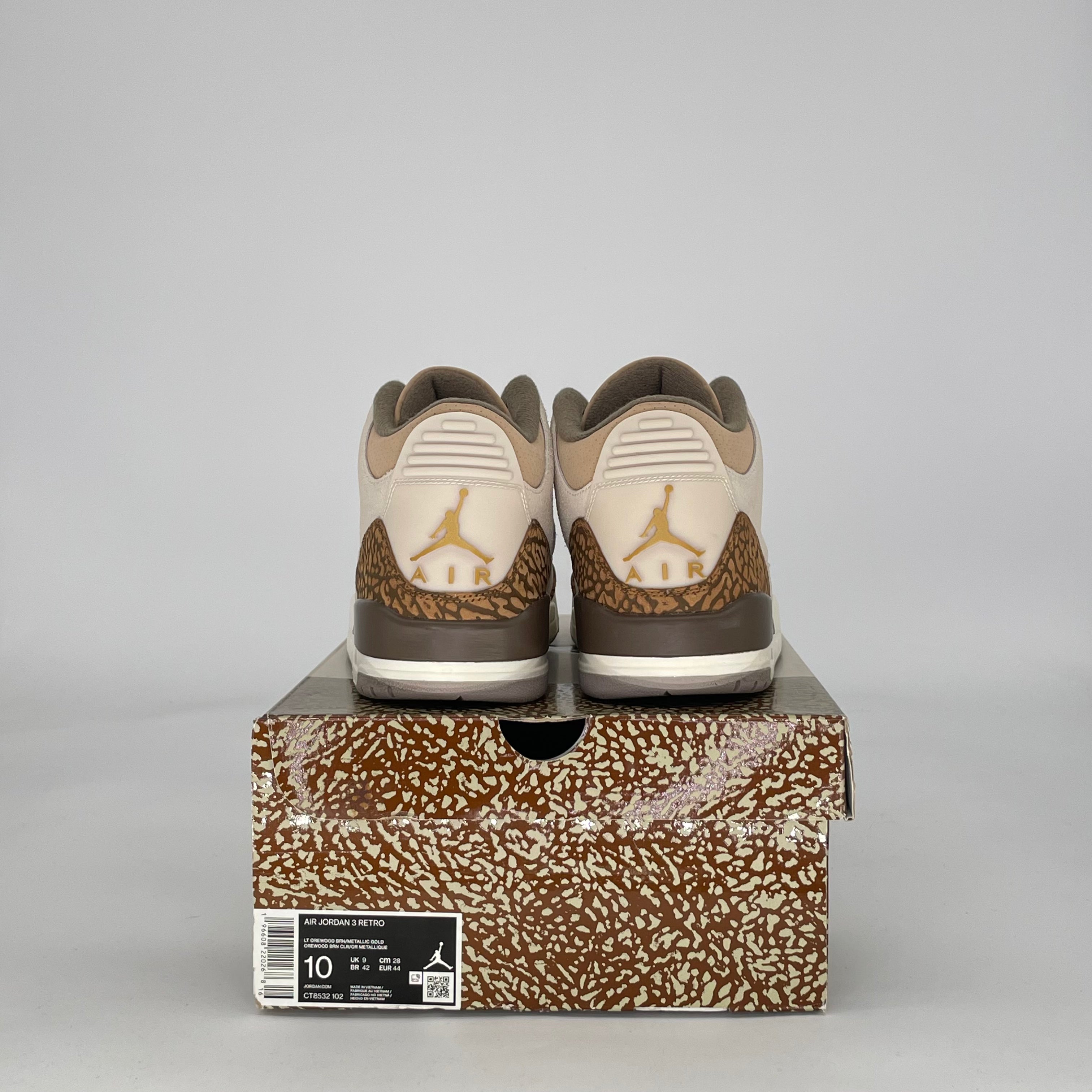 AIR JORDAN 3 PALOMINO CT8532-102 SIZE 10/11.5W