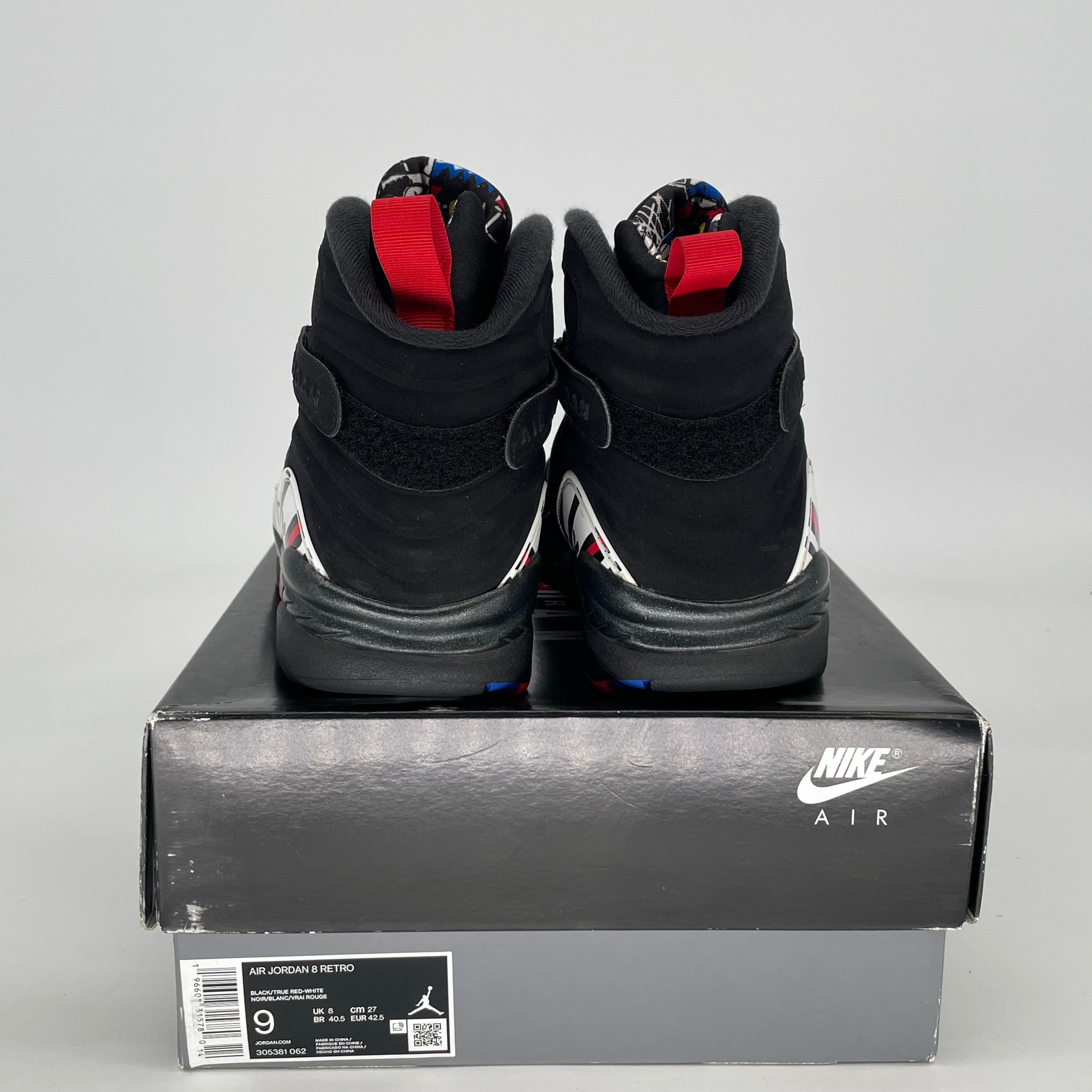 AIR JORDAN 8 PLAYOFFS 305381-062 SIZE 9/10.5W