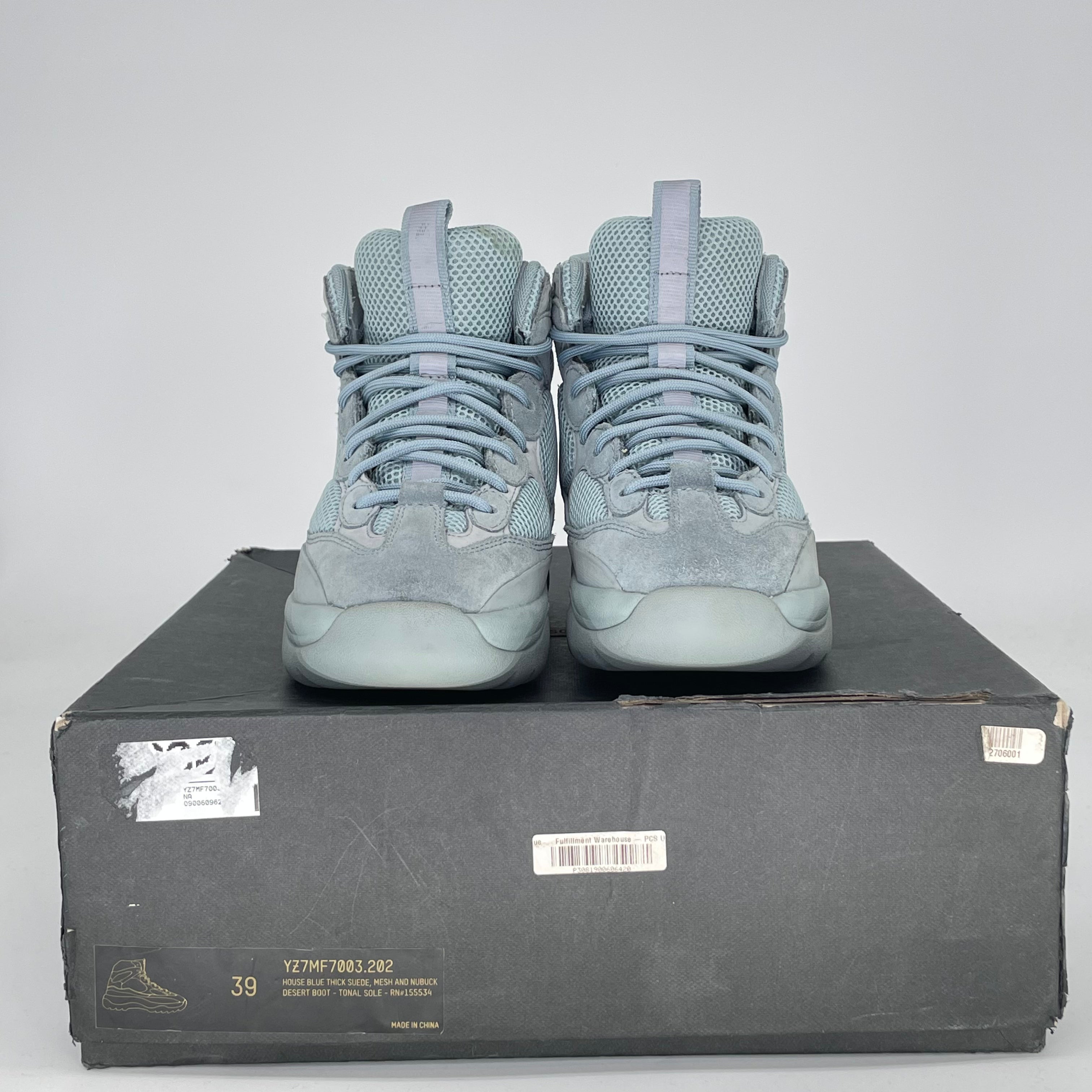 ADIDAS YEEZY DESERT BOOT SEASON 7 HOUSE BLUE YZ7MF7003-202 SIZE 6.5/8W