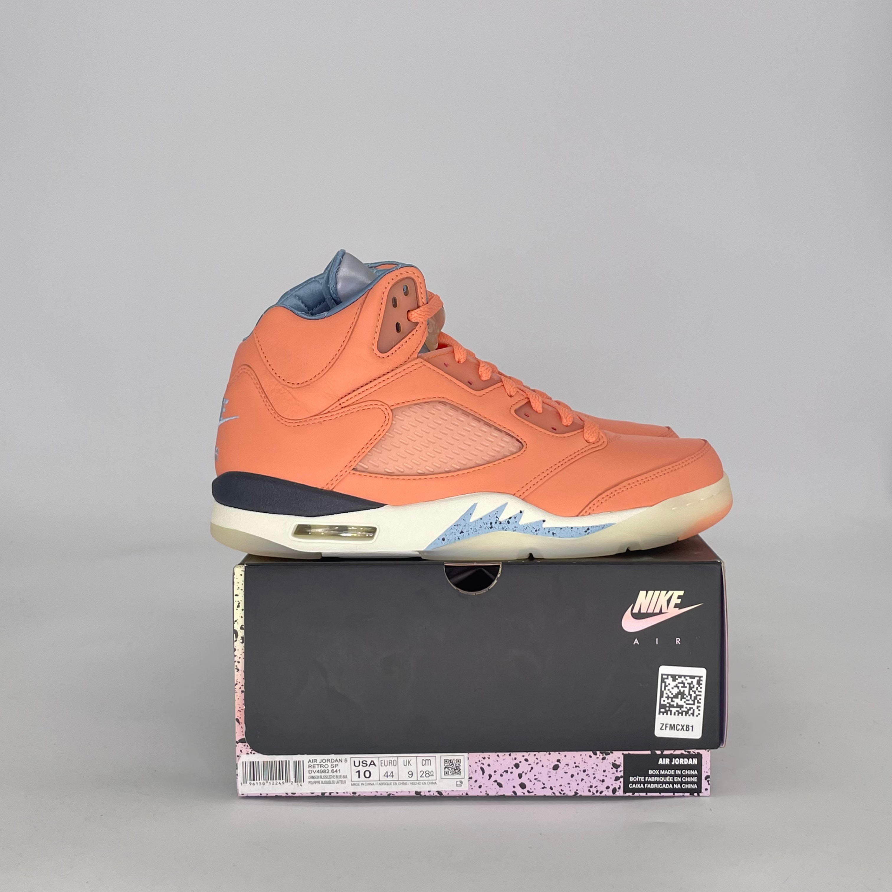 AIR JORDAN 5 DJ KHALED WE THE BEST CRIMSON BLISS DV4982-641 SIZE 10/11.5W