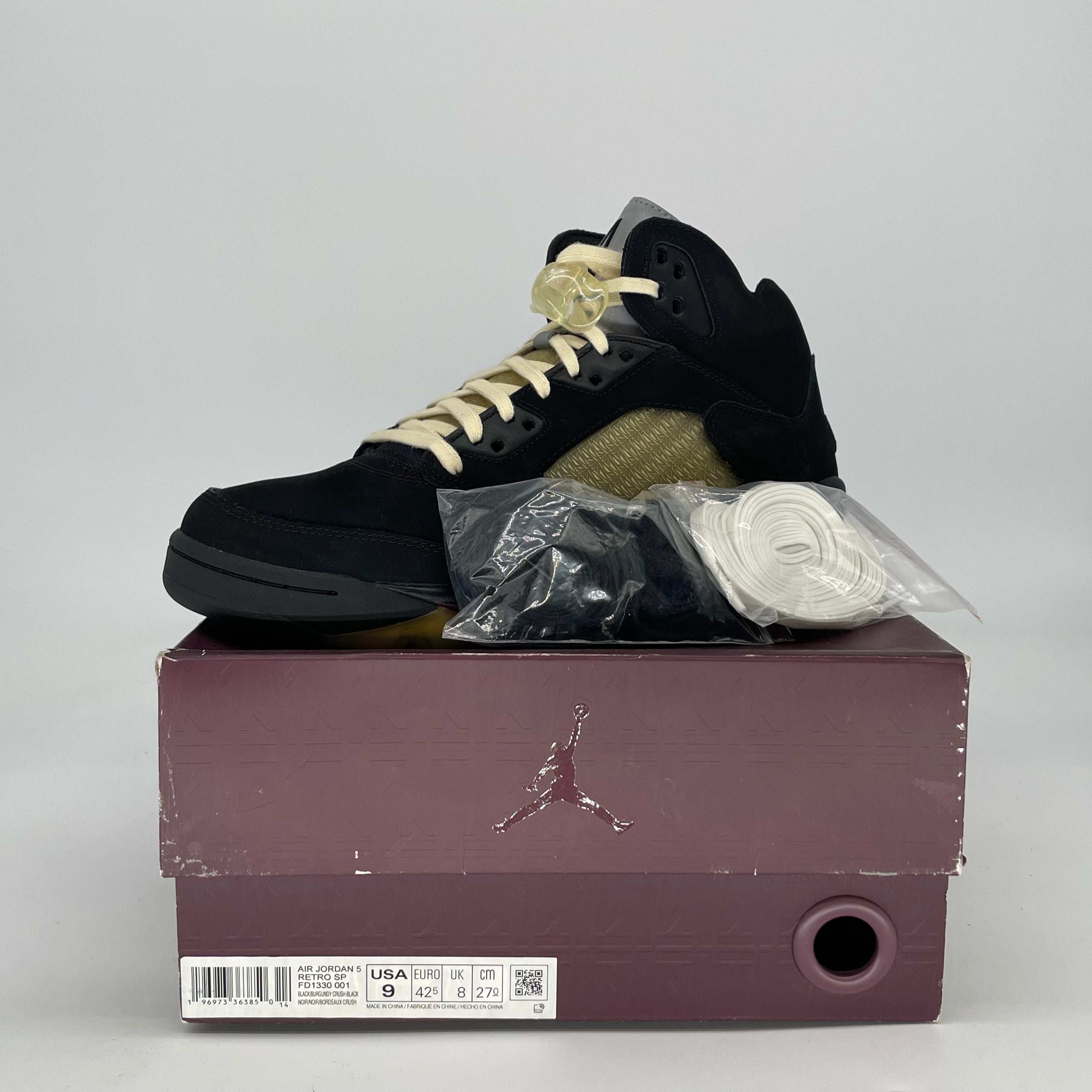 AIR JORDAN 5 A MA MANIERE DUSK FD1330-001 SIZE 9/10.5W