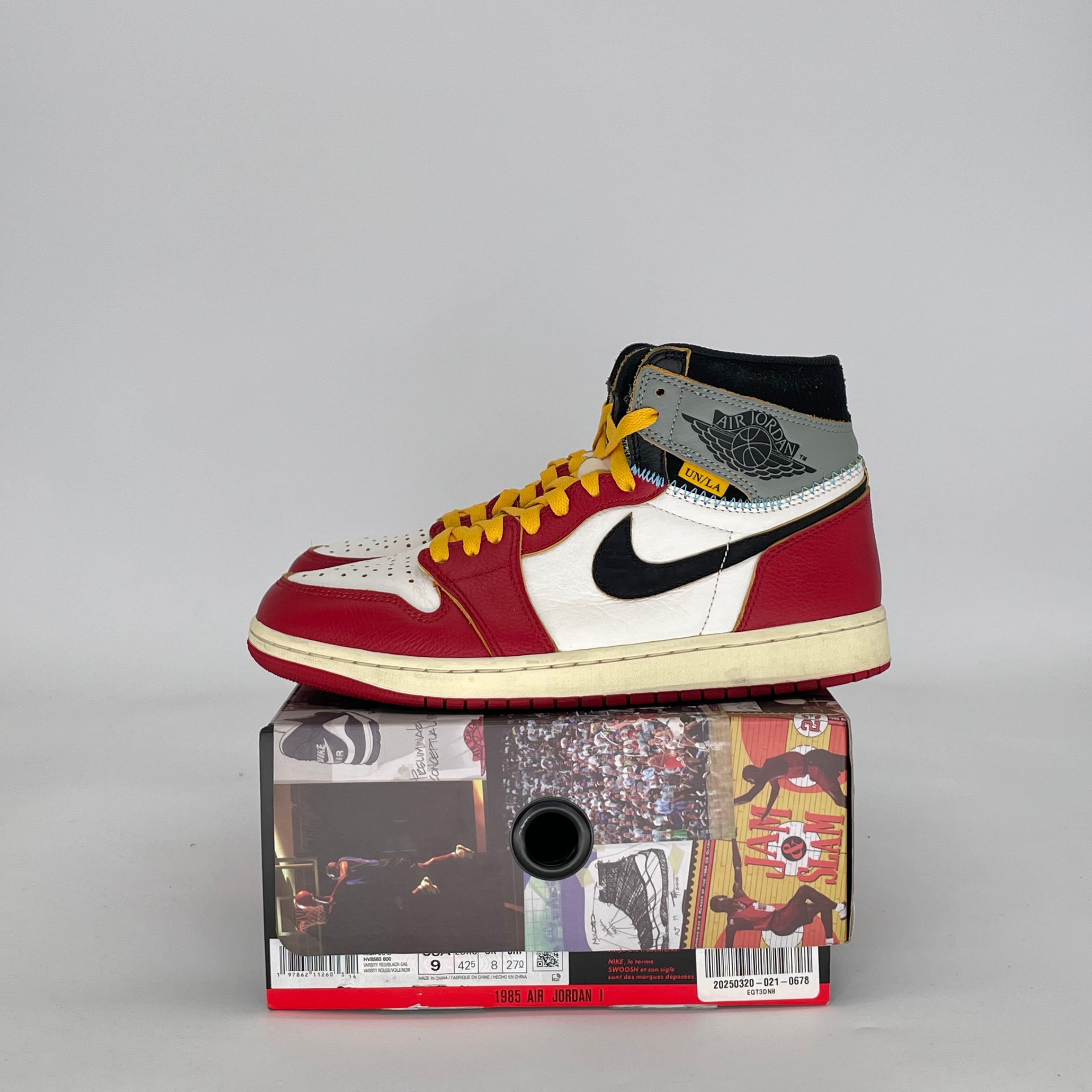 AIR JORDAN 1 UNION LA CHICAGO SHADOW HV8563-600 SIZE 9/10.5W