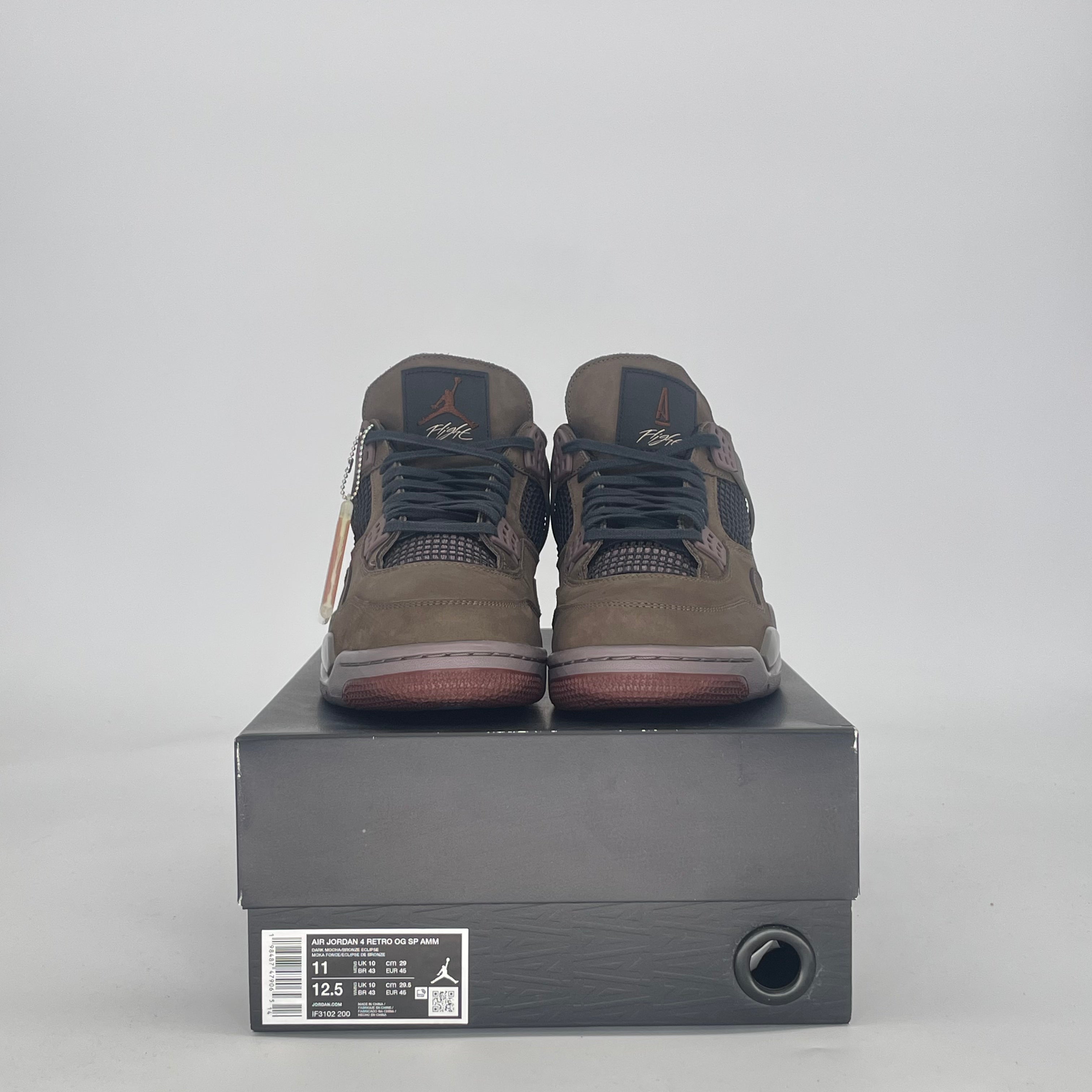 AIR JORDAN 4 A MA MANIERE DARK MOCHA IF3102-200 SIZE 11/12.5W