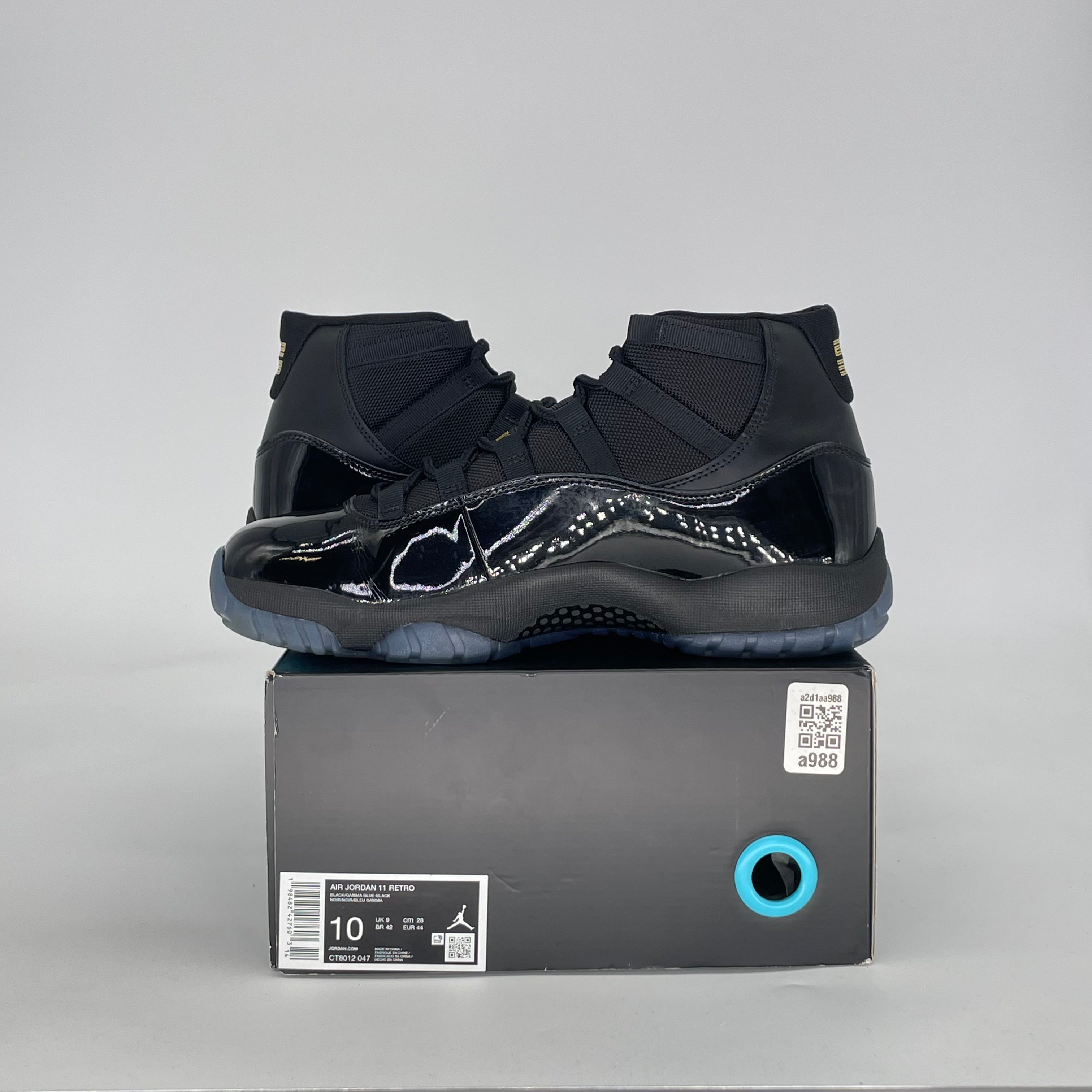 AIR JORDAN 11 GAMMA BLUE CT8012-047 SIZE 10/11.5W