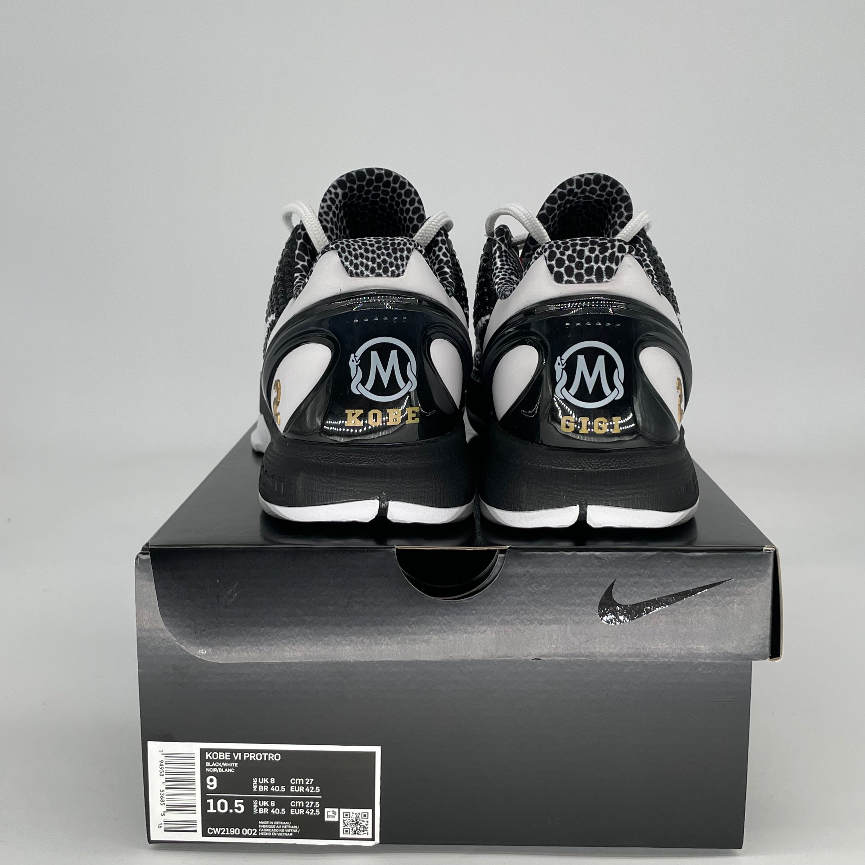 NIKE KOBE 6 PROTRO MAMBACITA SWEET 16 CW2190-002 SIZE 9/10.5W