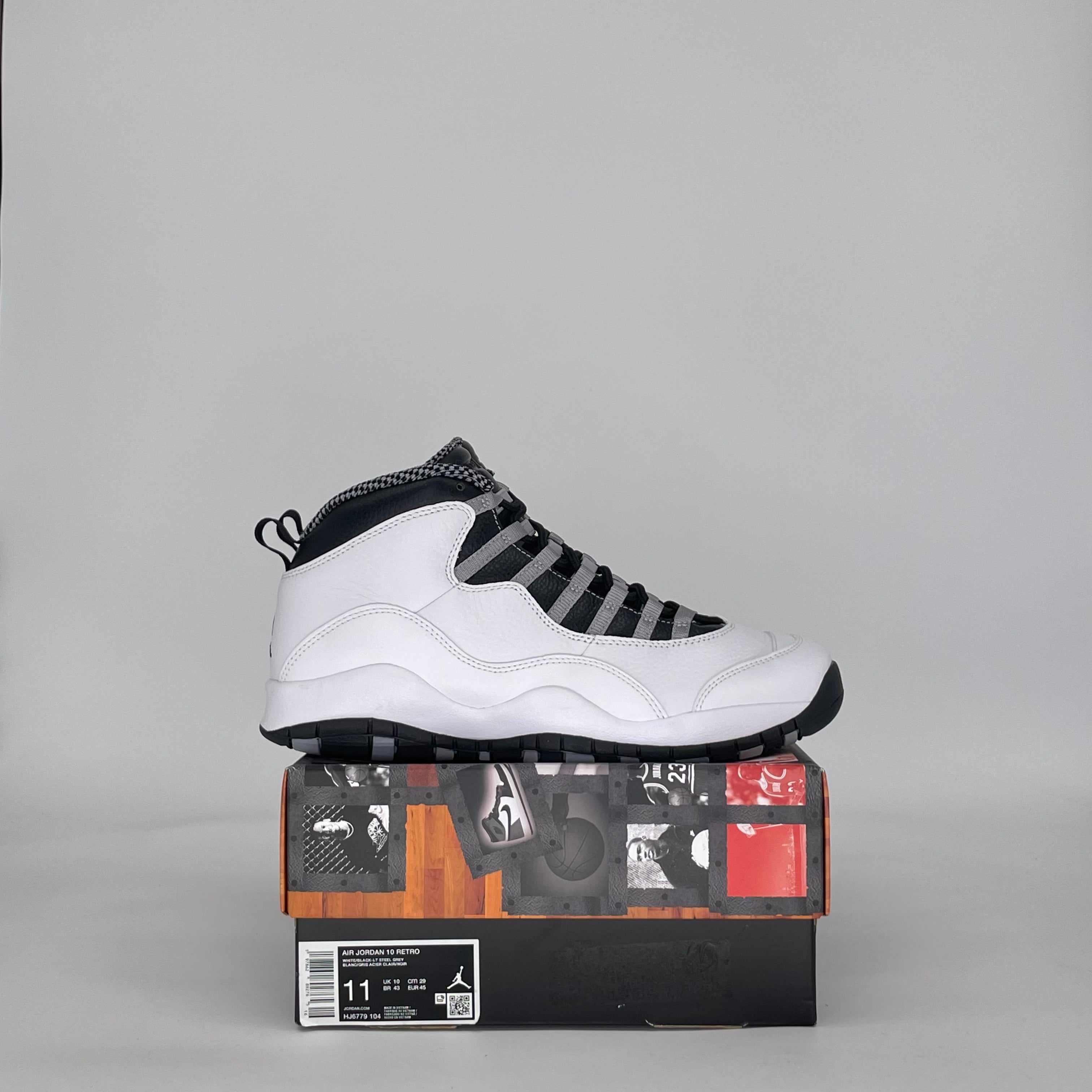 AIR JORDAN 10 STEEL HJ6779-104 SIZE 11/12.5W