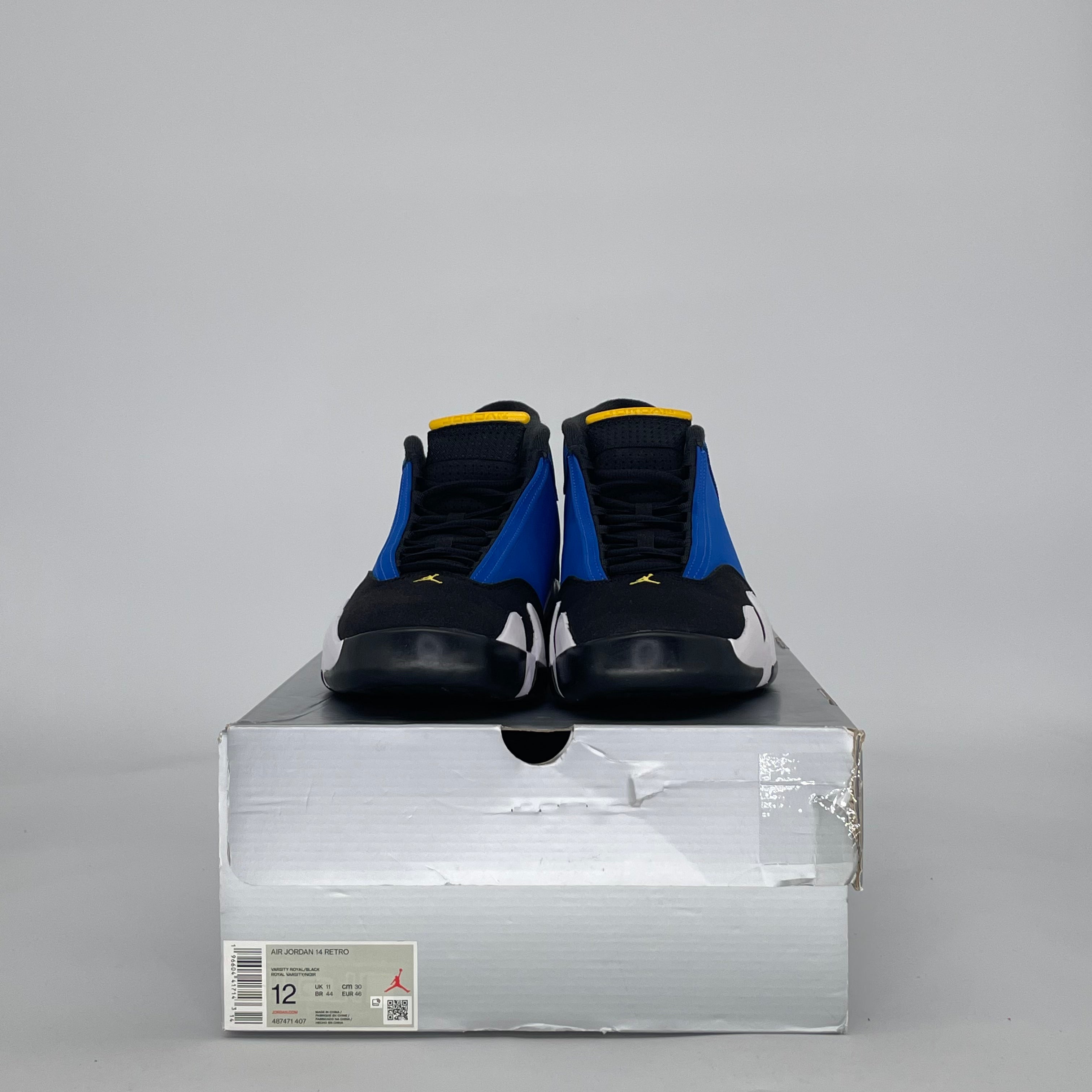 AIR JORDAN 14 LANEY 487471-407 SIZE 12/13.5W