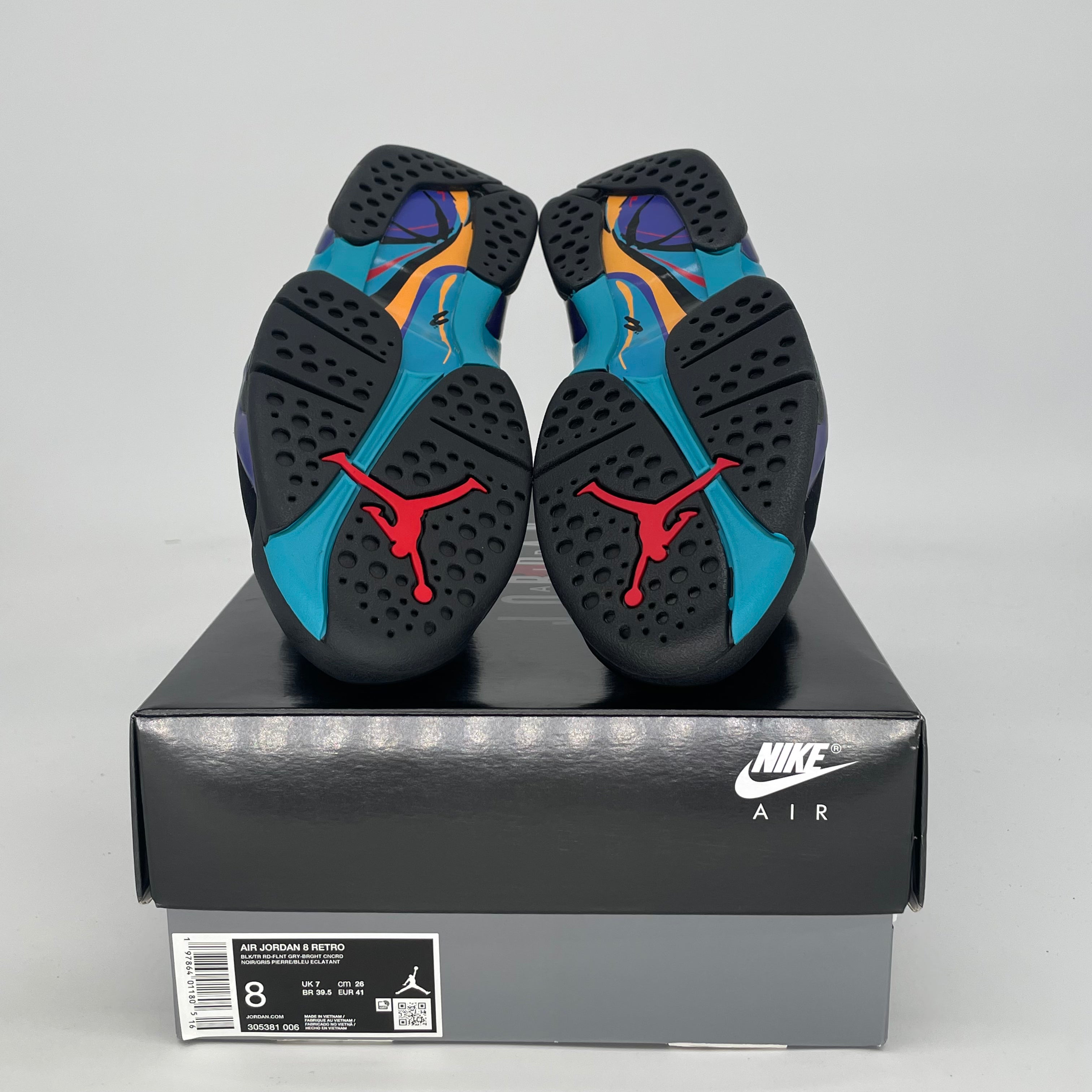 AIR JORDAN 8 AQUA 305381-006 SIZE 8/9.5W