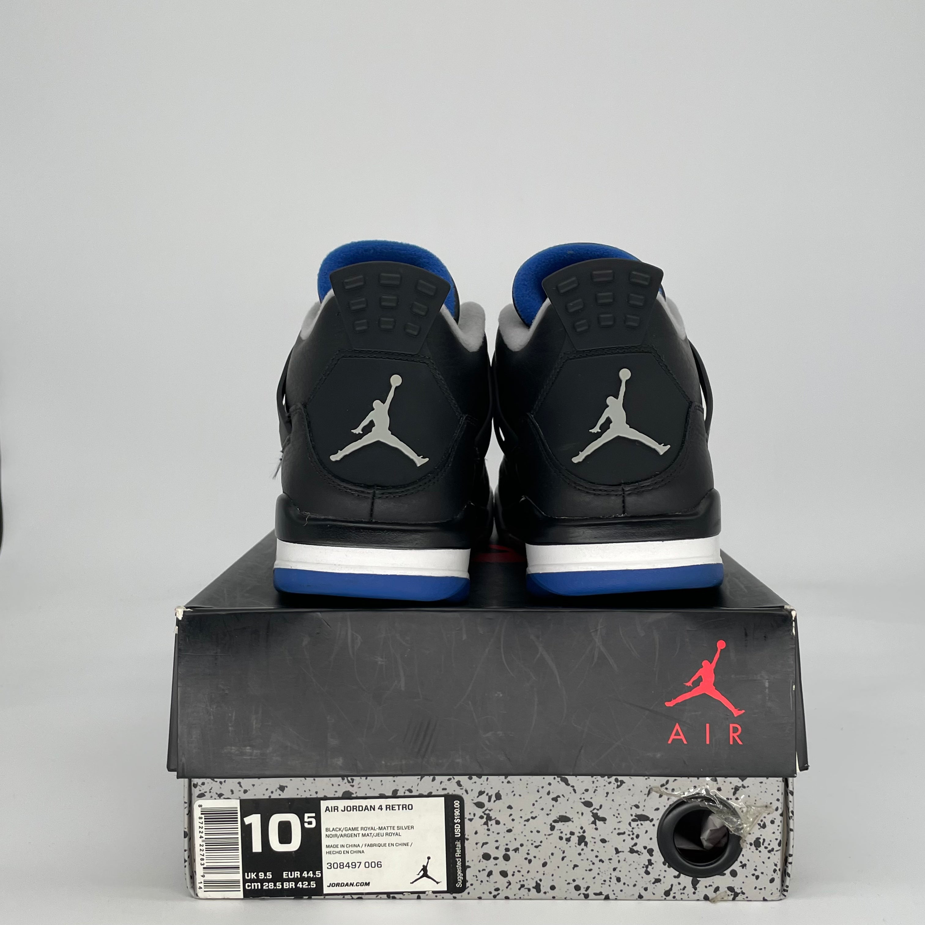 AIR JORDAN 4 MOTORSPORTS ALTERNATE 308497-006 SIZE 10.5/12W