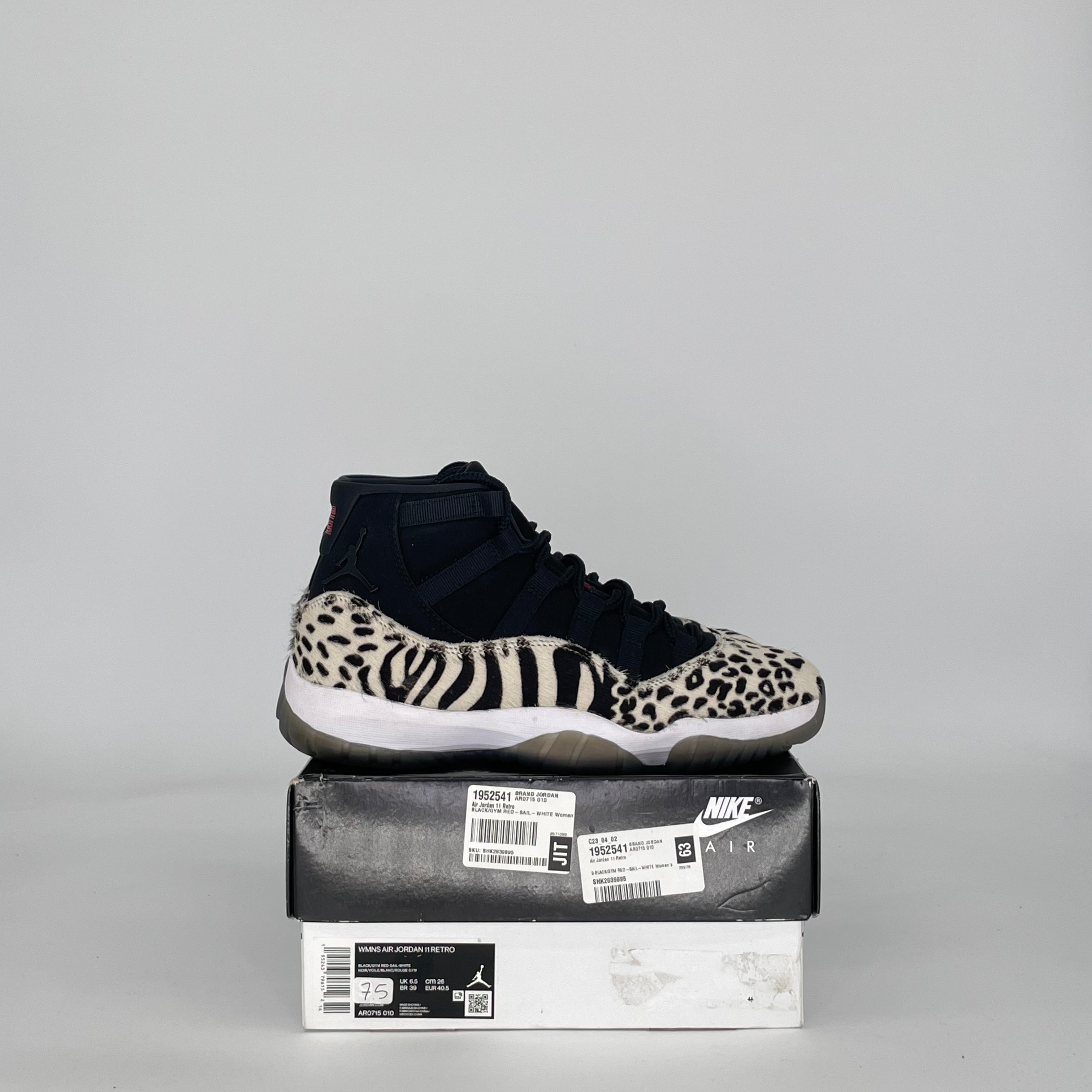 AIR JORDAN 11 ANIMAL INSTINCT AR0715-010 SIZE 7.5/9W MENS