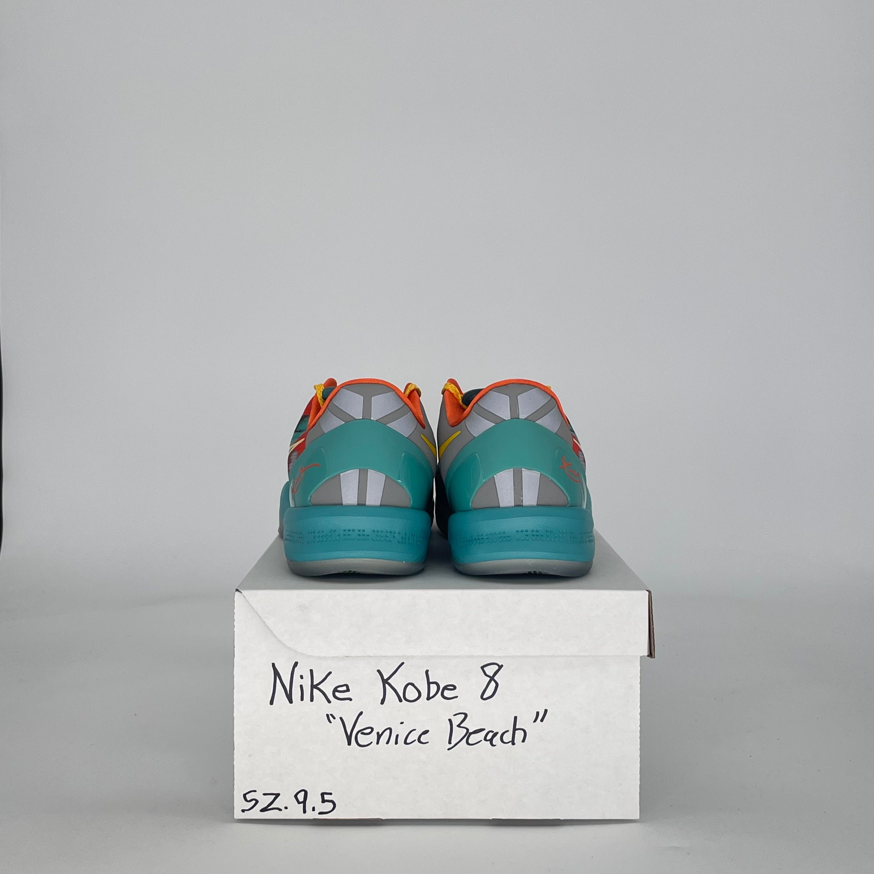 NIKE KOBE 8 PROTRO VENICE BEACH FQ3548-001 SIZE 9.5/11W