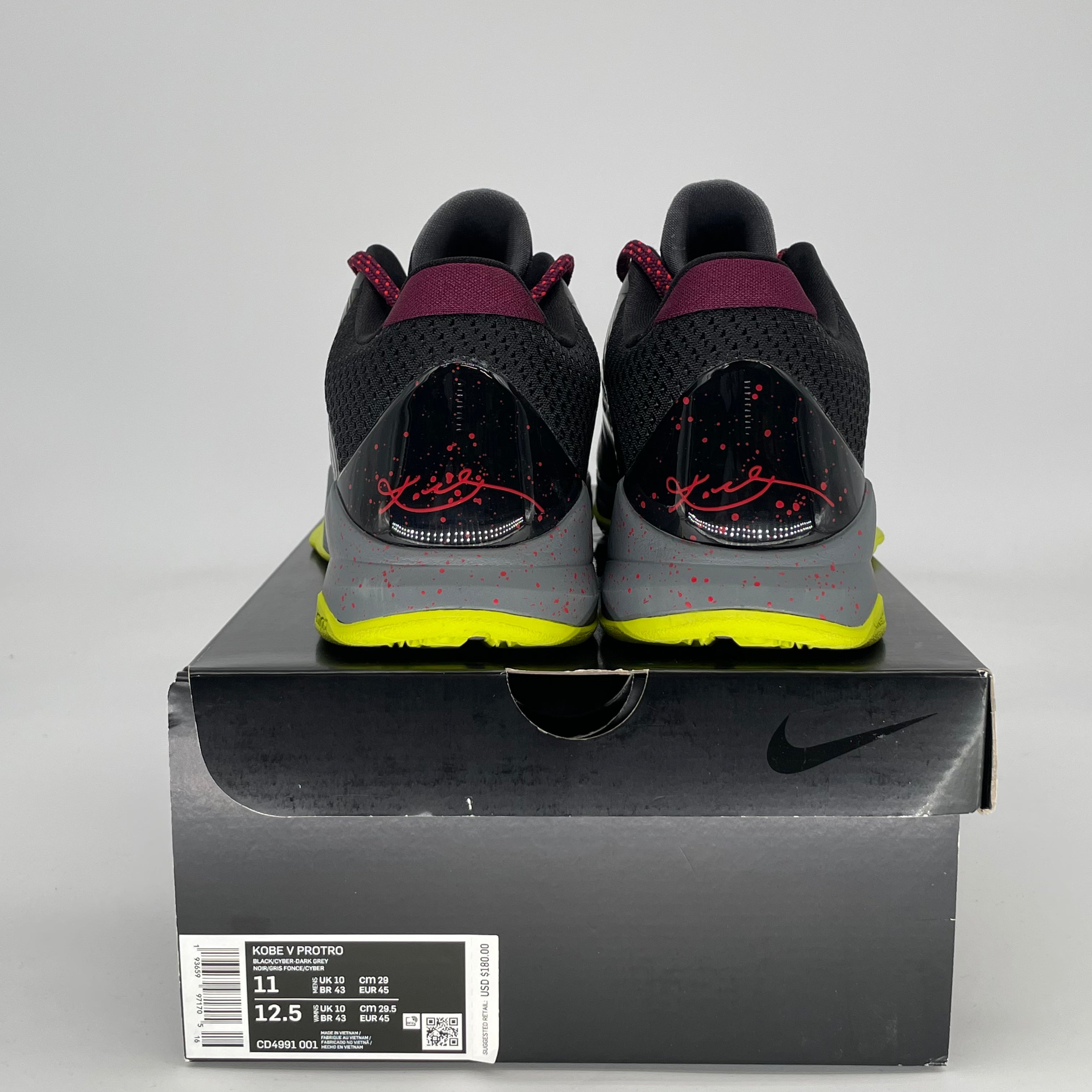 NIKE KOBE 5 PROTRO 2K GAMER EXCLUSIVE CD4991-001 SIZE 11/12.5W